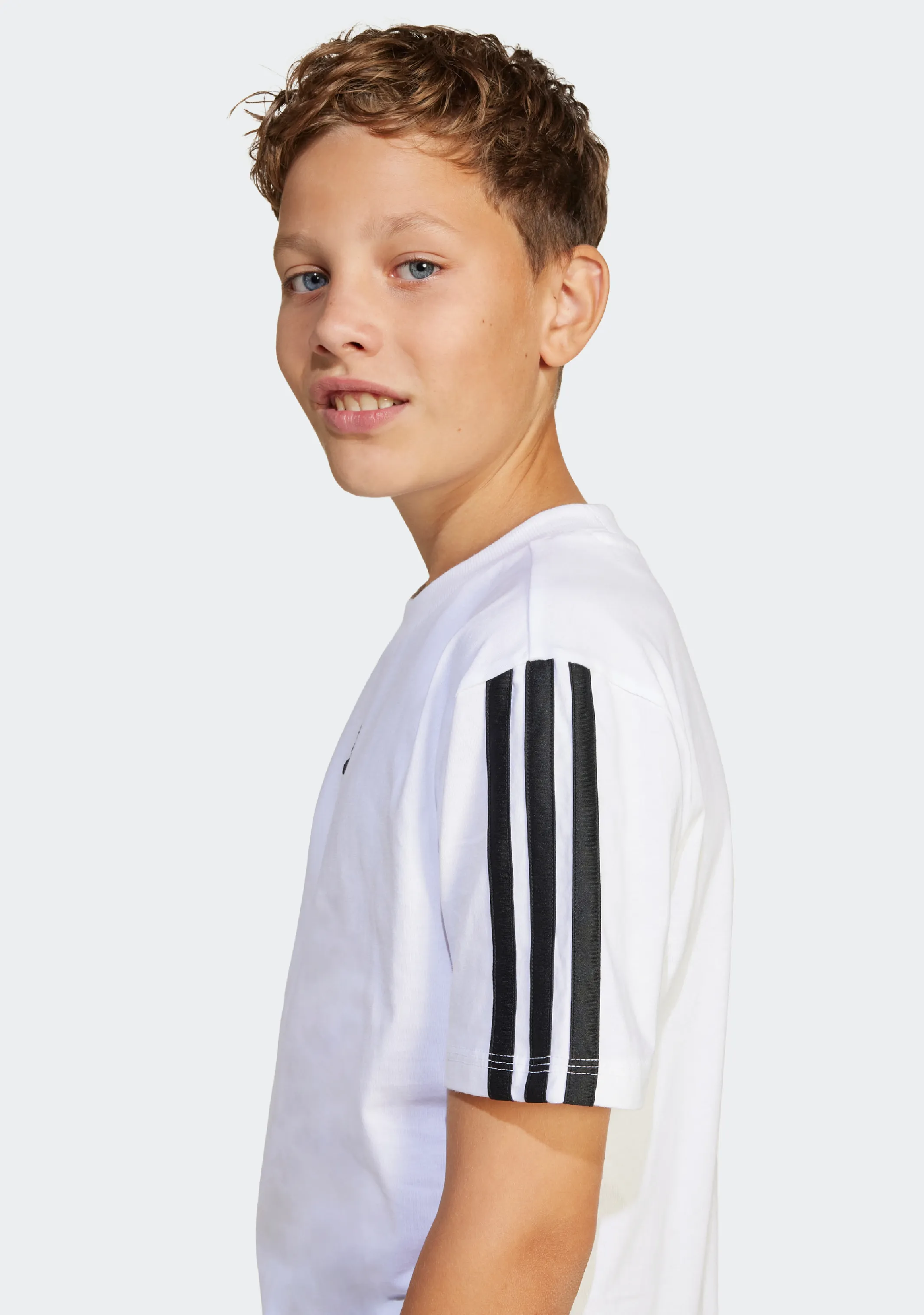 Adidas Kids' 3 Stripe Essentials Tee
