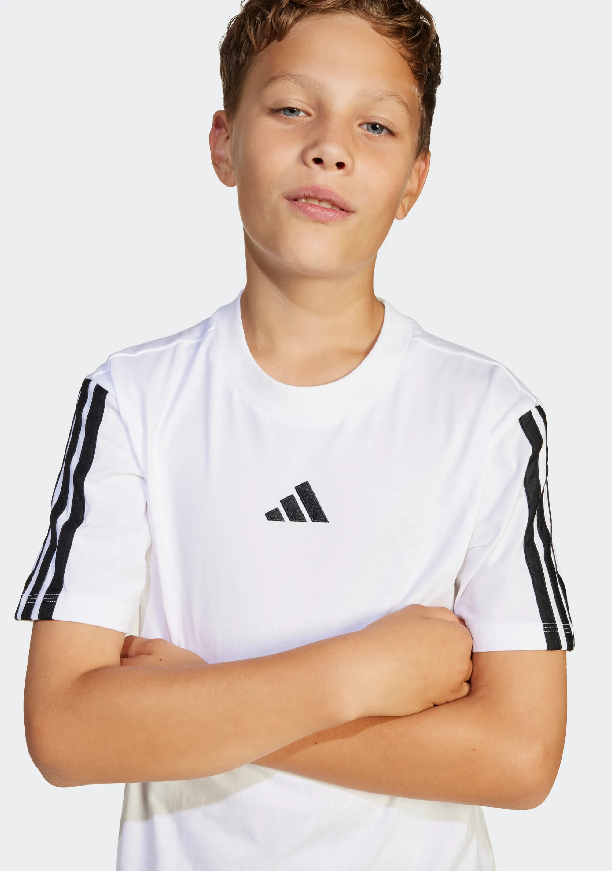 Adidas Kids' 3 Stripe Essentials Tee