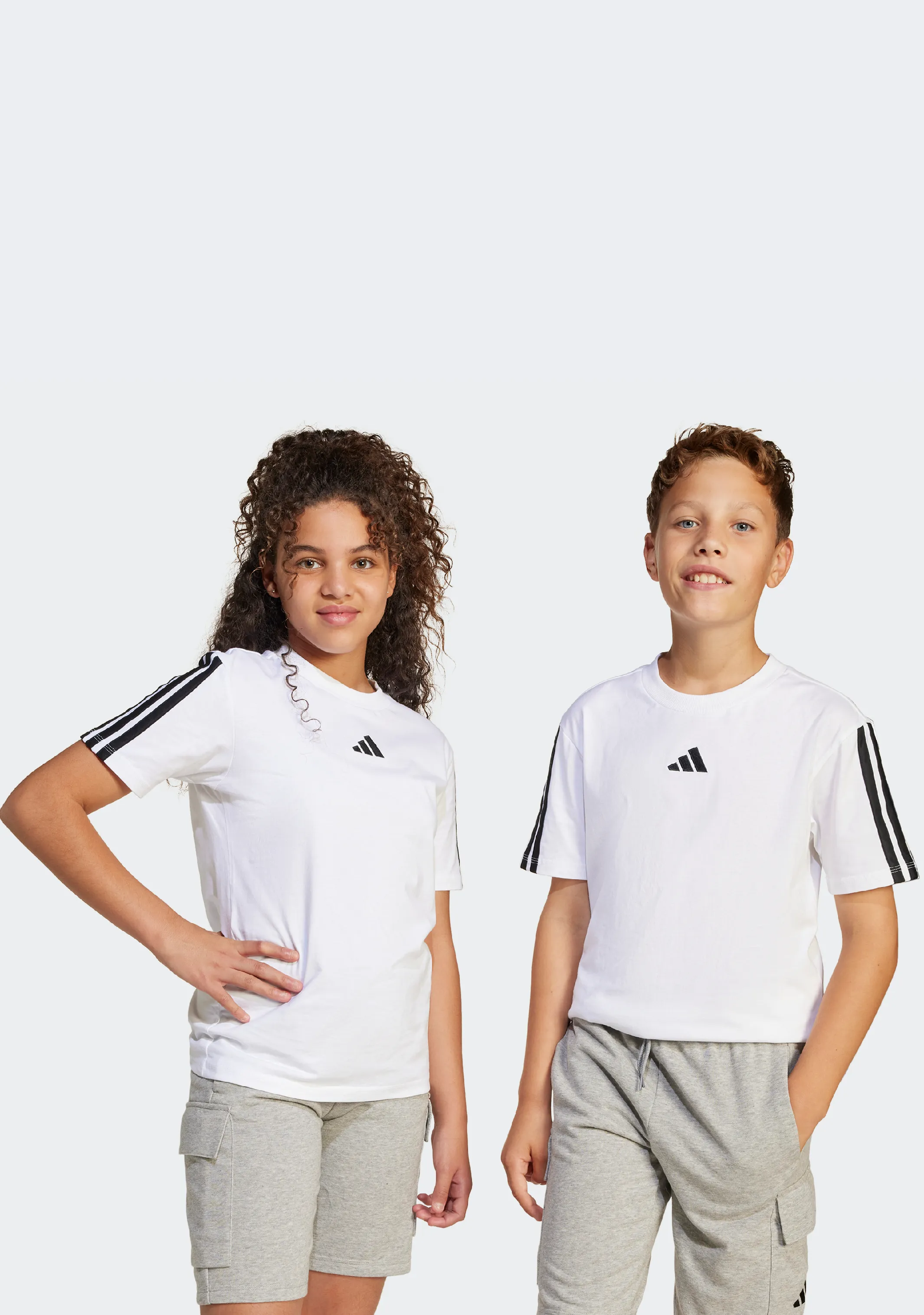 Adidas Kids' 3 Stripe Essentials Tee