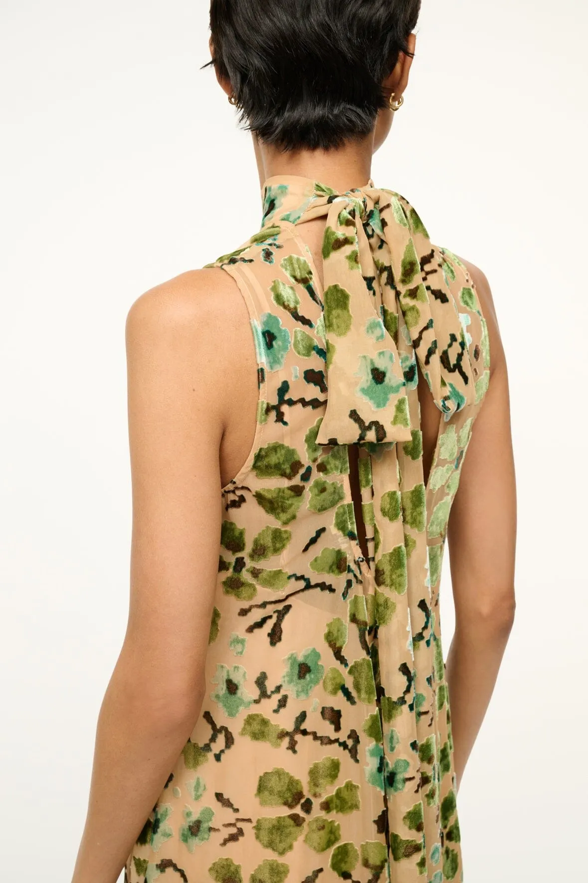 ALBEE DRESS | MOSS FLORAL TAPESTRY