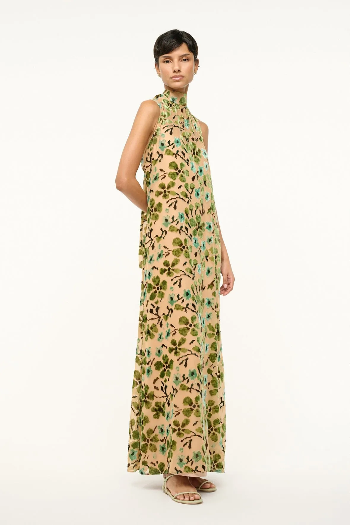 ALBEE DRESS | MOSS FLORAL TAPESTRY