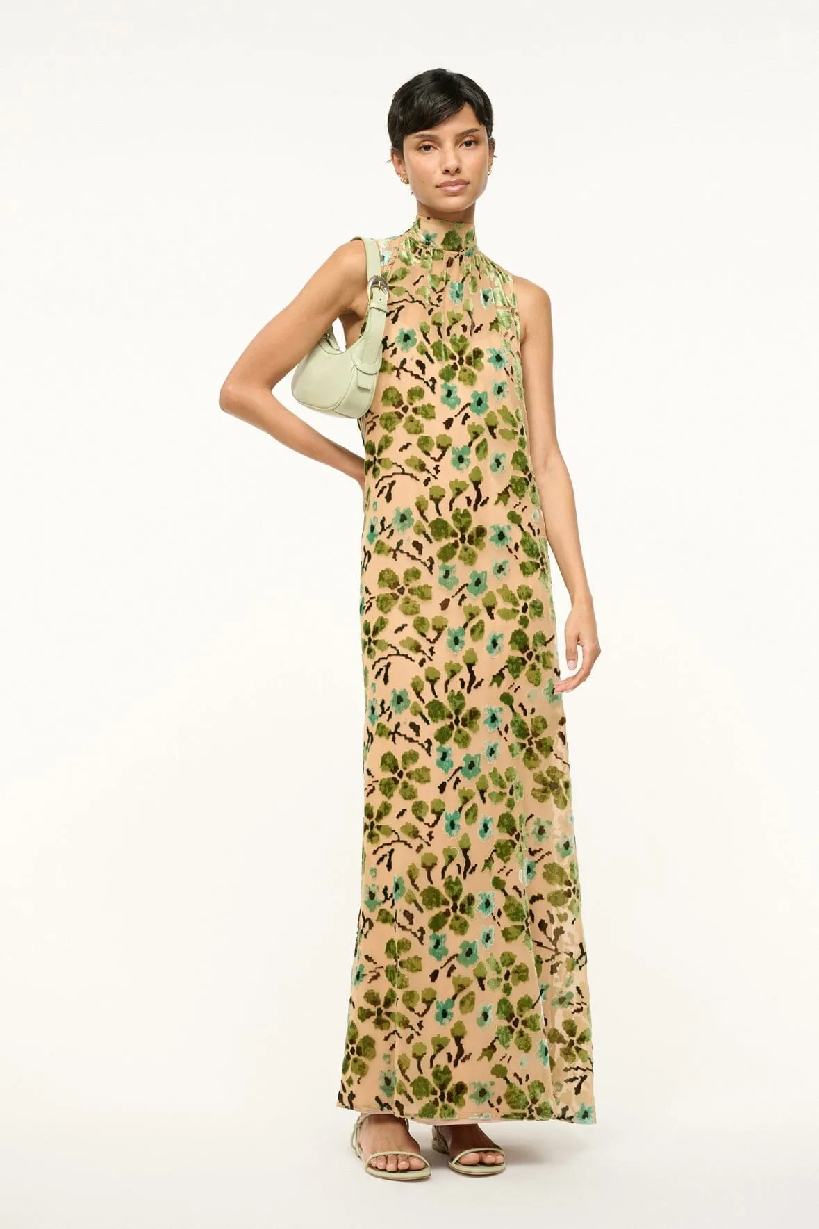 ALBEE DRESS | MOSS FLORAL TAPESTRY