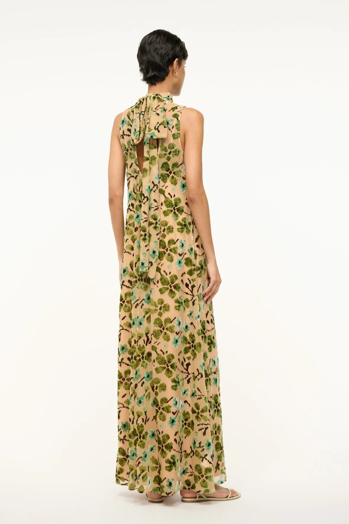 ALBEE DRESS | MOSS FLORAL TAPESTRY