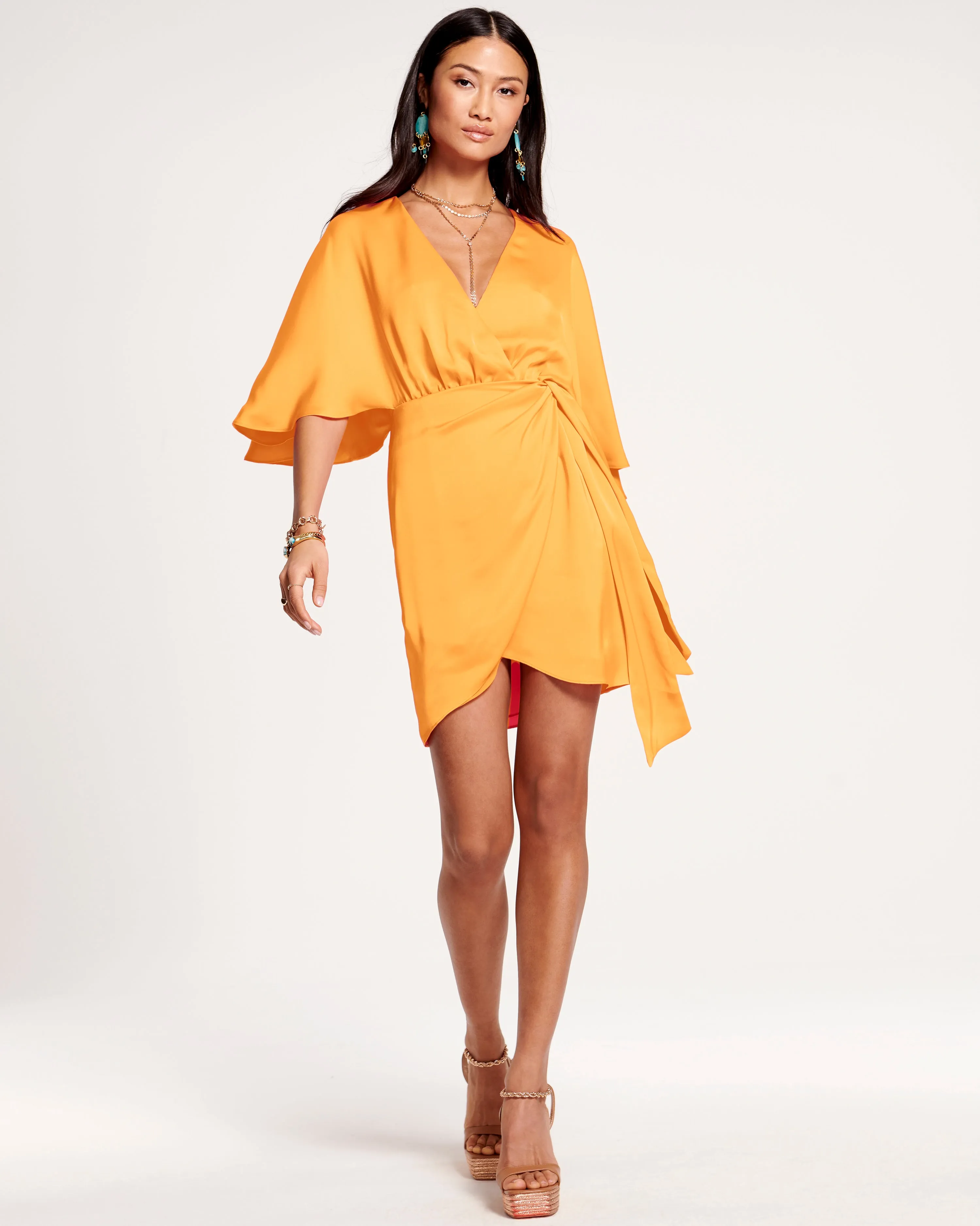 Alexis Wrap Mini Dress