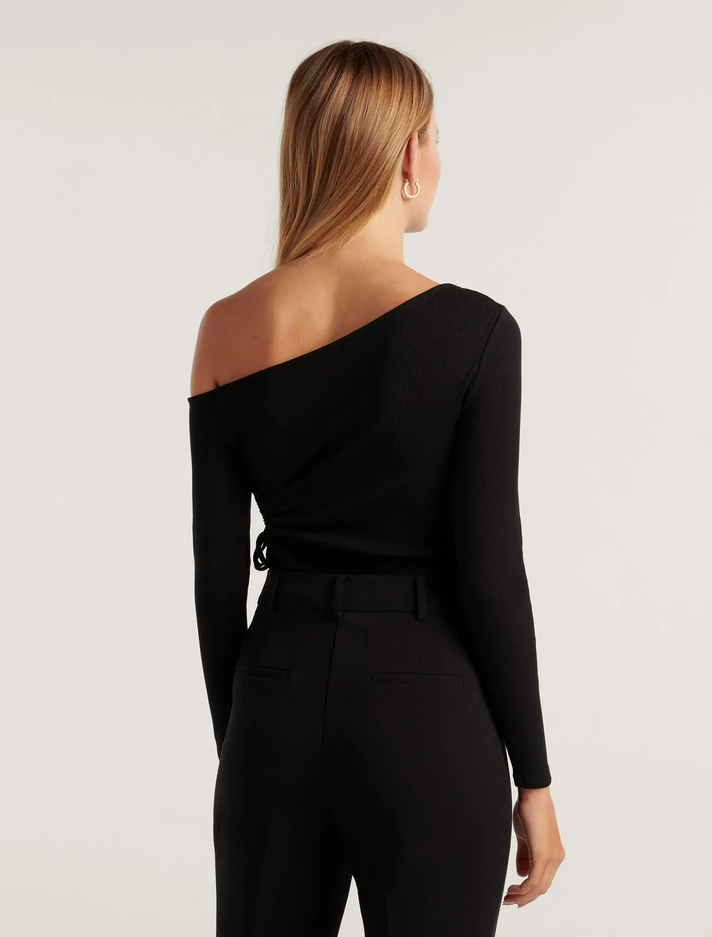 Allira Asym Cut Out Top