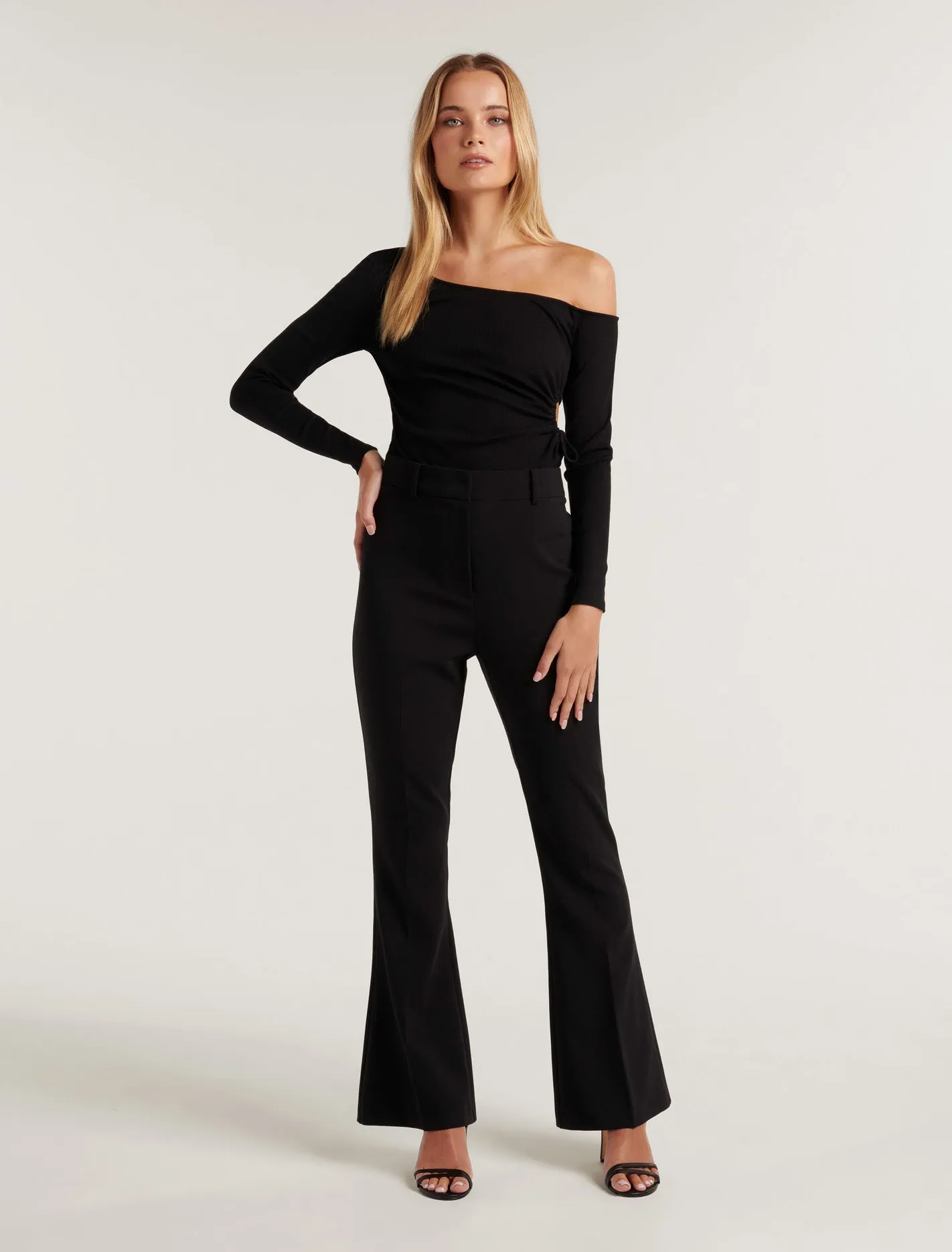Allira Asym Cut Out Top