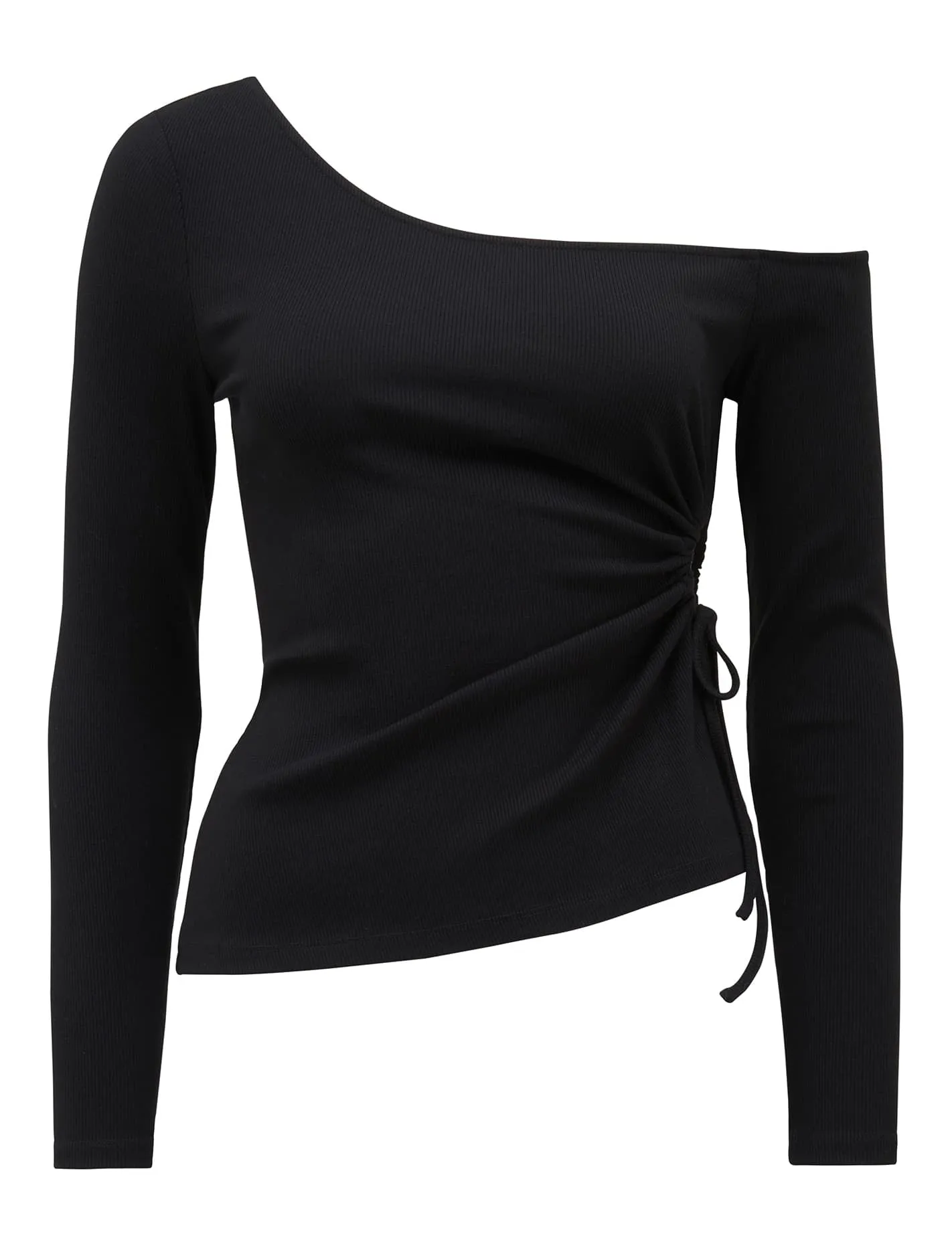 Allira Asym Cut Out Top