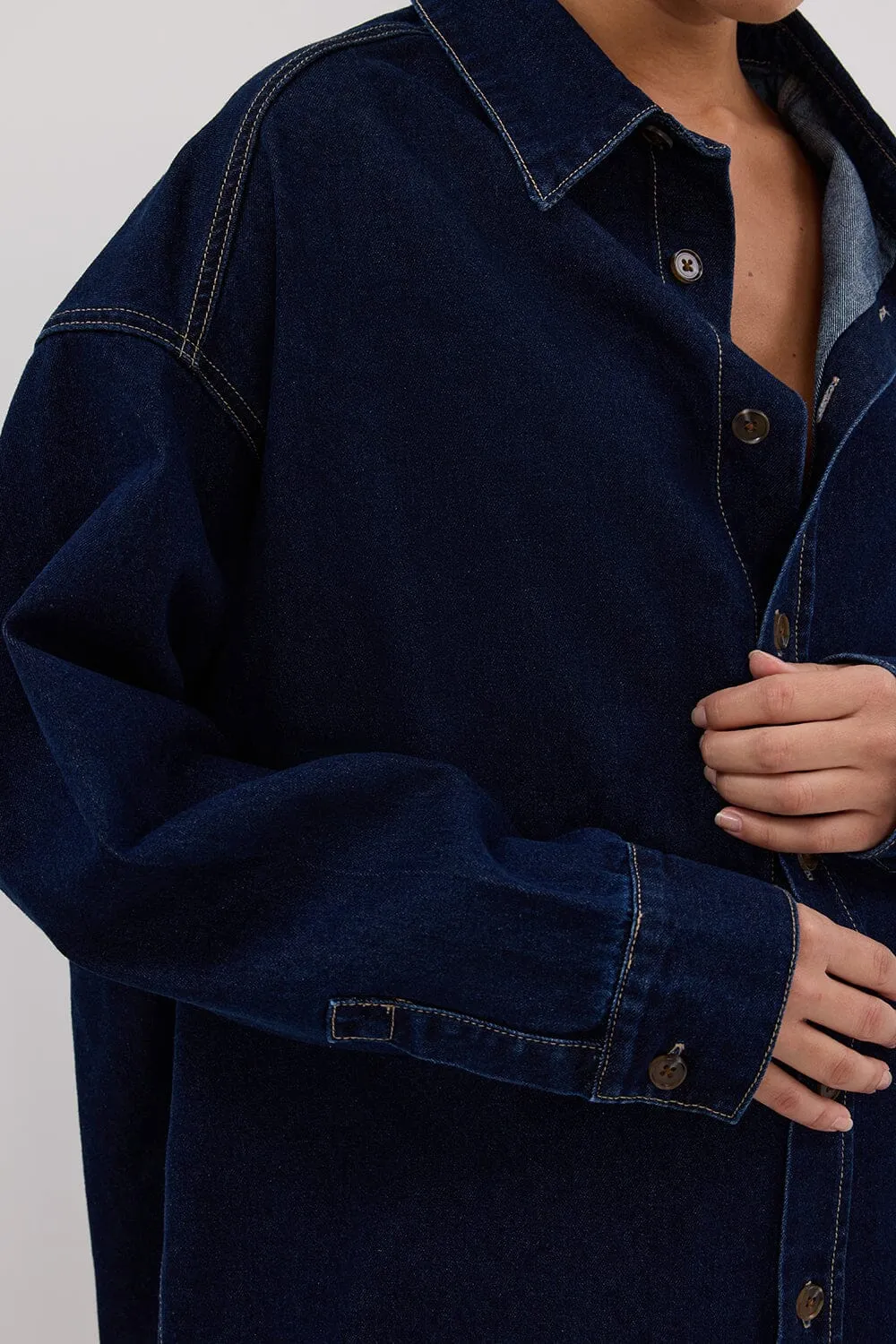 ASHTON INDIGO DENIM SHIRT