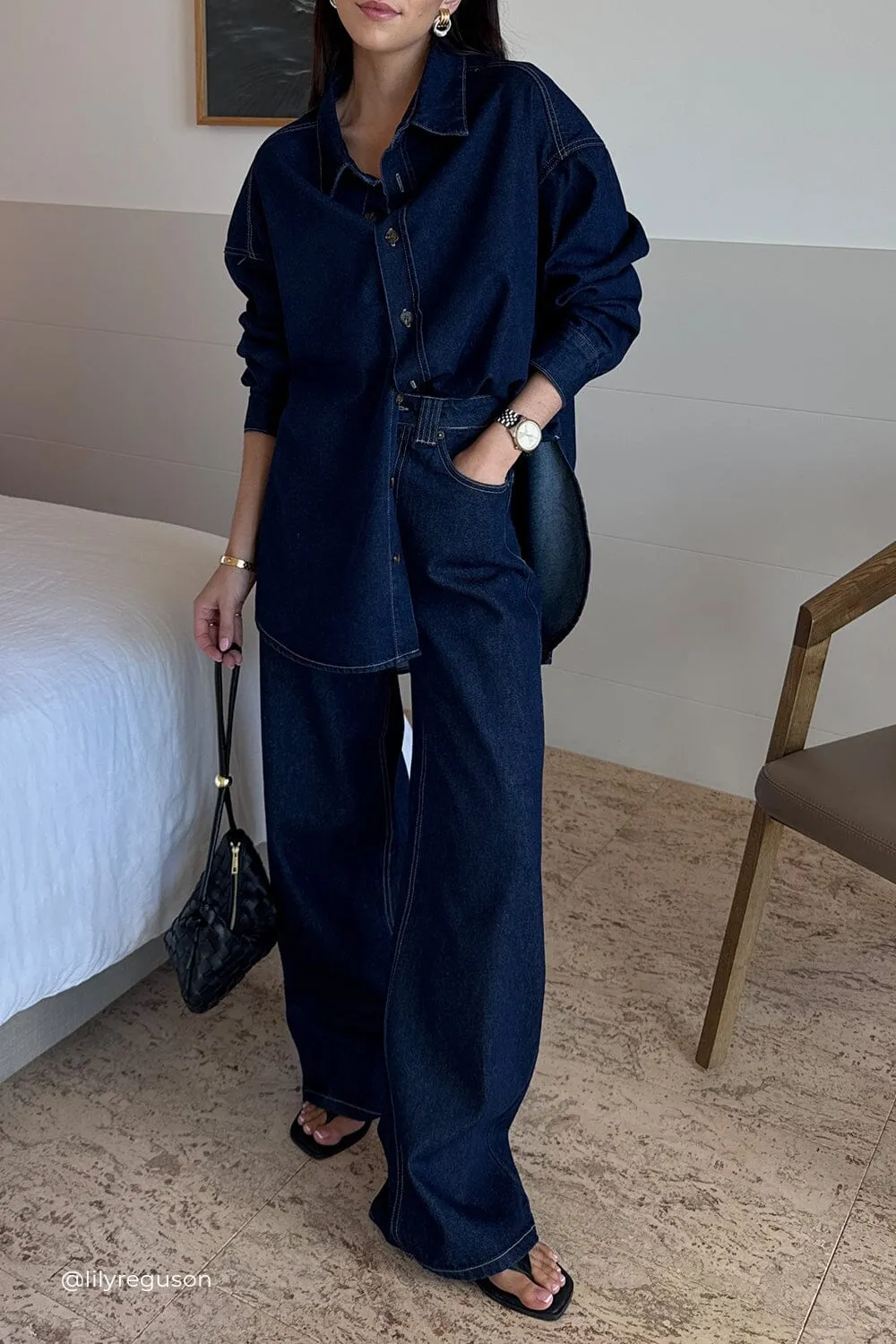 ASHTON INDIGO DENIM SHIRT