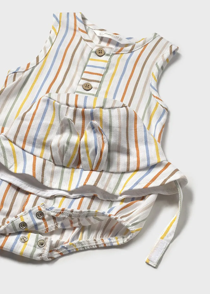 Atlas Short Romper & Hat Set - Stripes