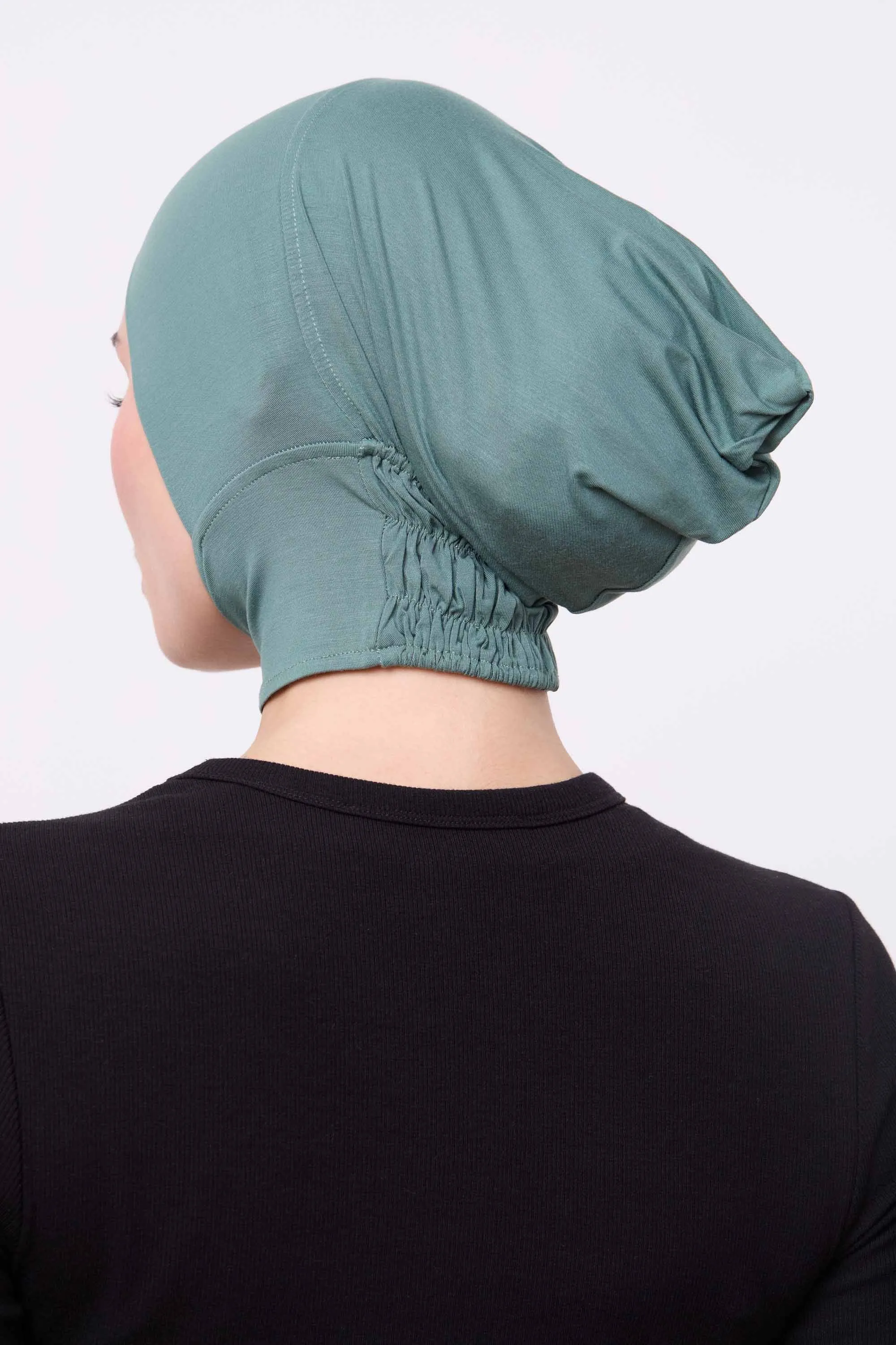 Bamboo Jersey Mini Full Coverage Undercap - Dark Forest
