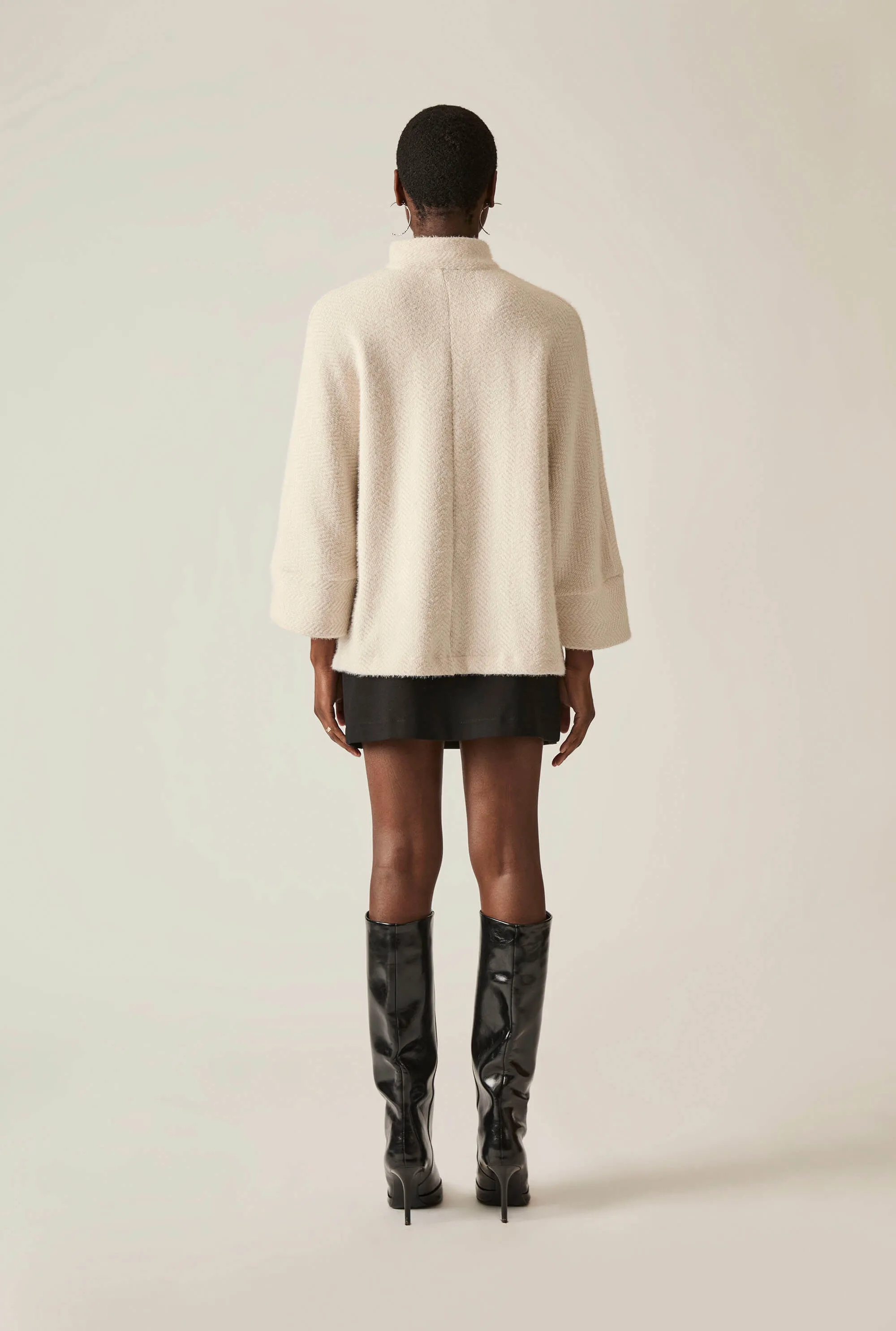 Batwing Cream Jacket