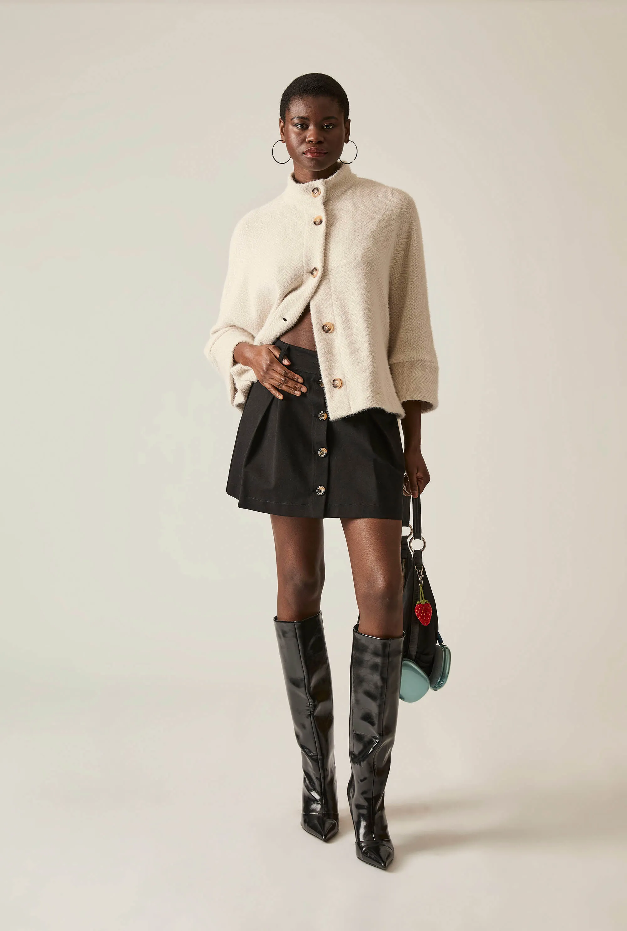 Batwing Cream Jacket