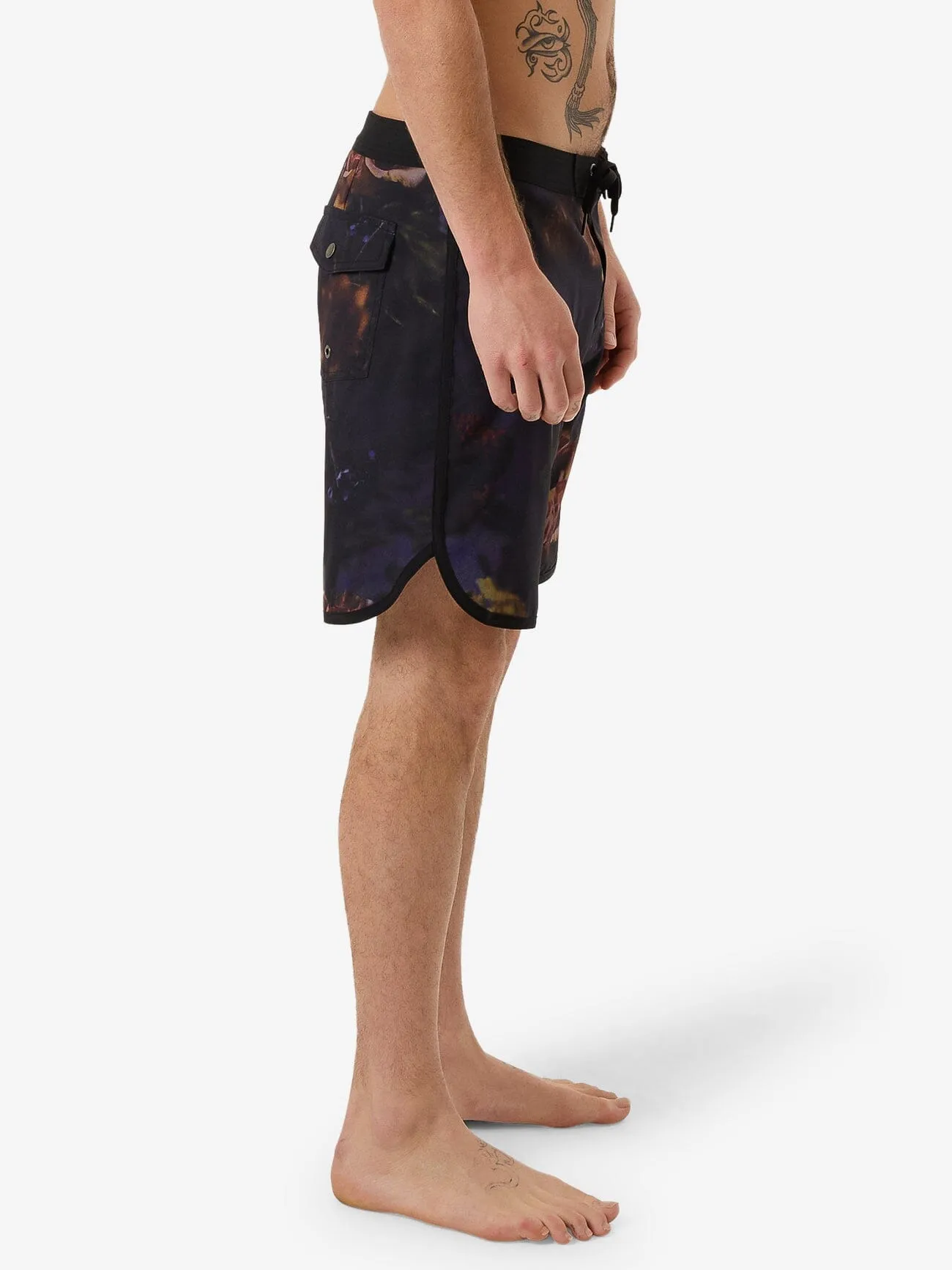 Beauty In Darkness Boardshort - Mood Black