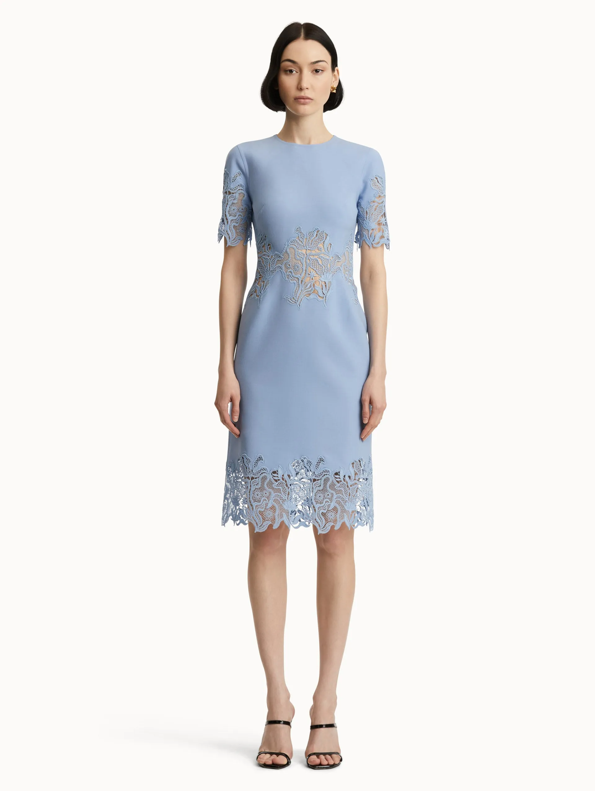 Bellflower Guipure Pencil Dress