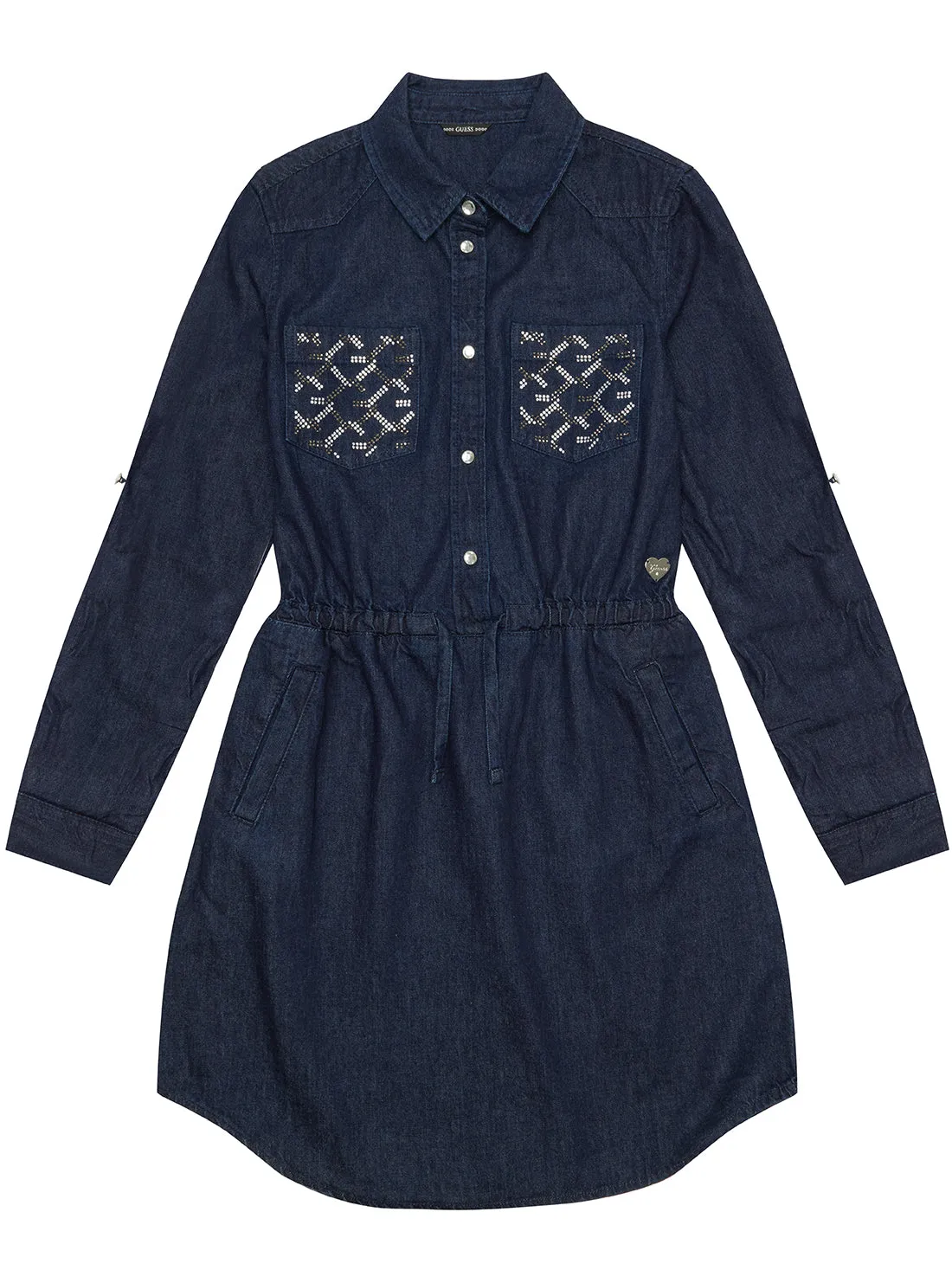 Blue Denim Long Sleeve Dress (7-16)