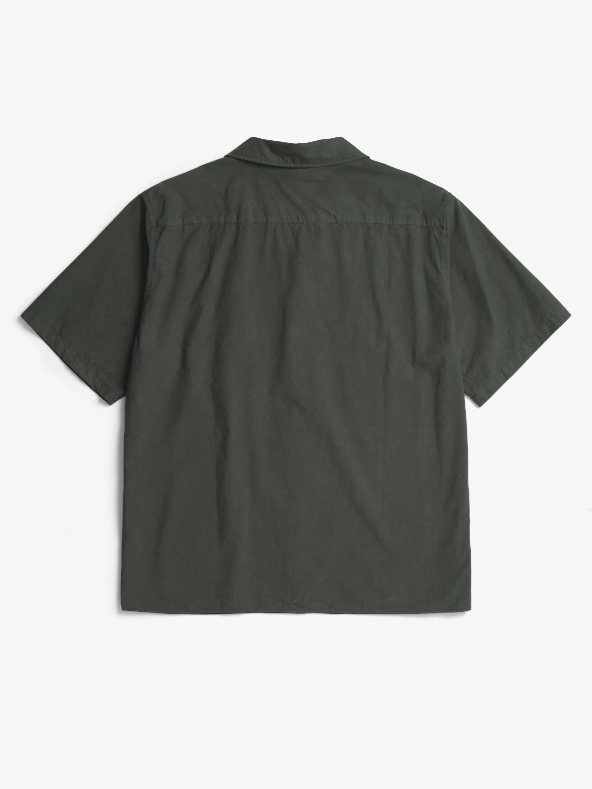 Camicia Casual in Popeline e Tencel Oliva