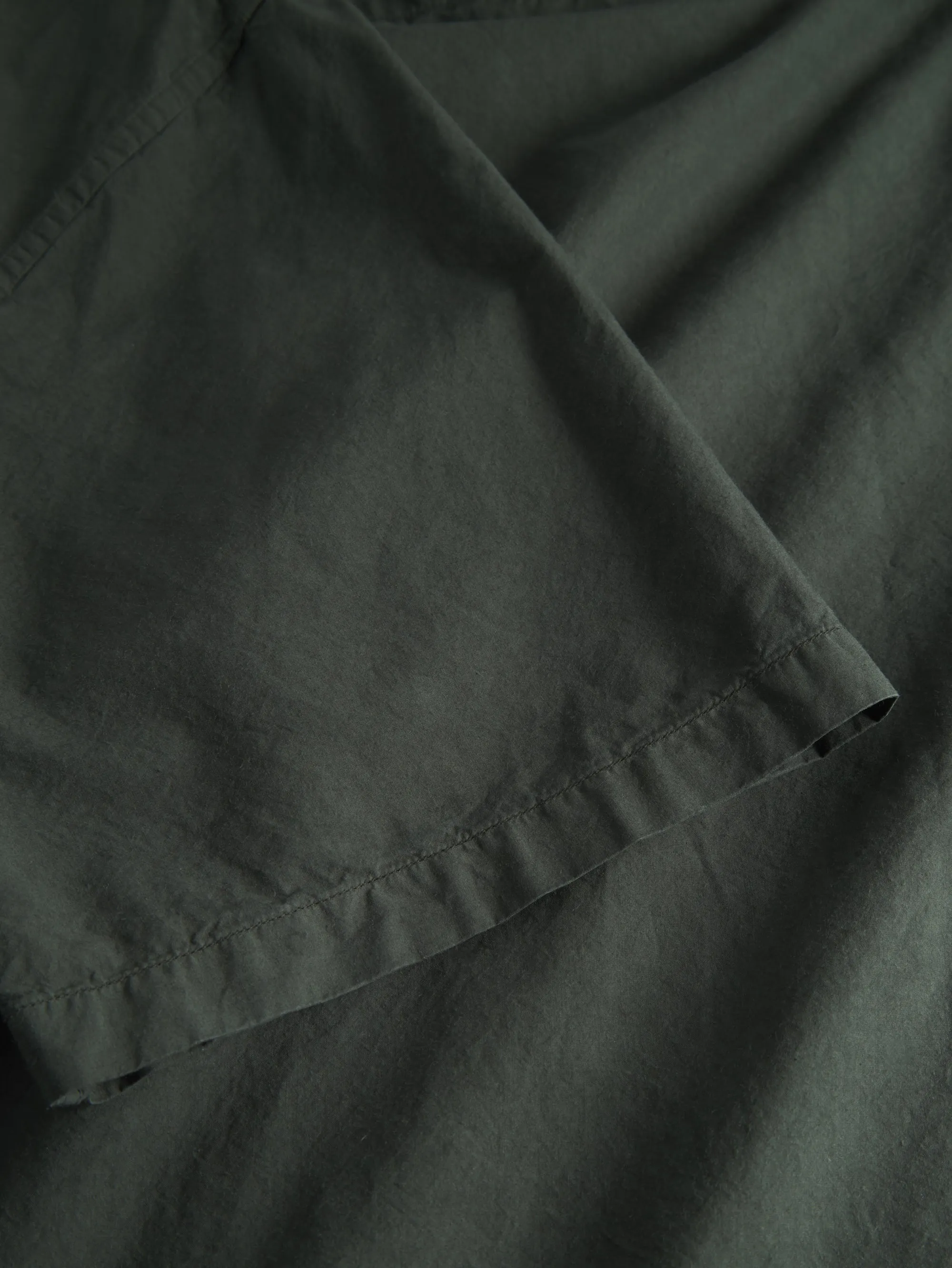 Camicia Casual in Popeline e Tencel Oliva