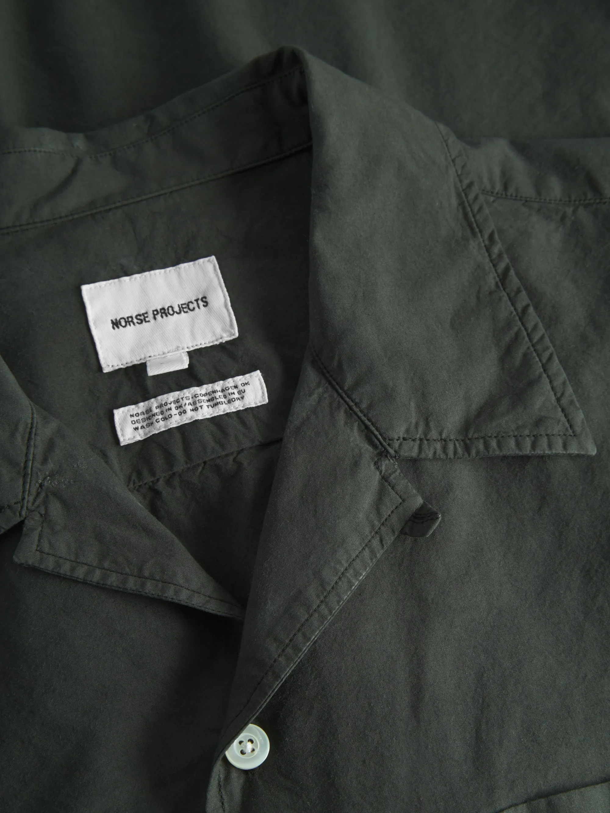 Camicia Casual in Popeline e Tencel Oliva