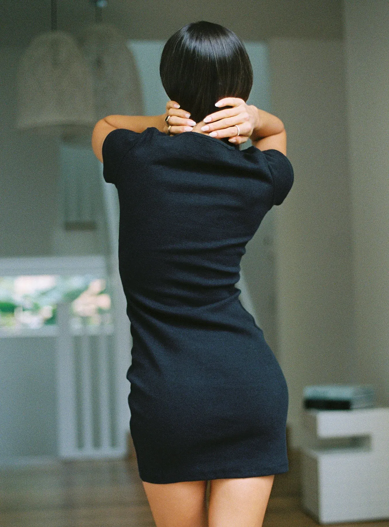 Classic Mini Dress Black Tall