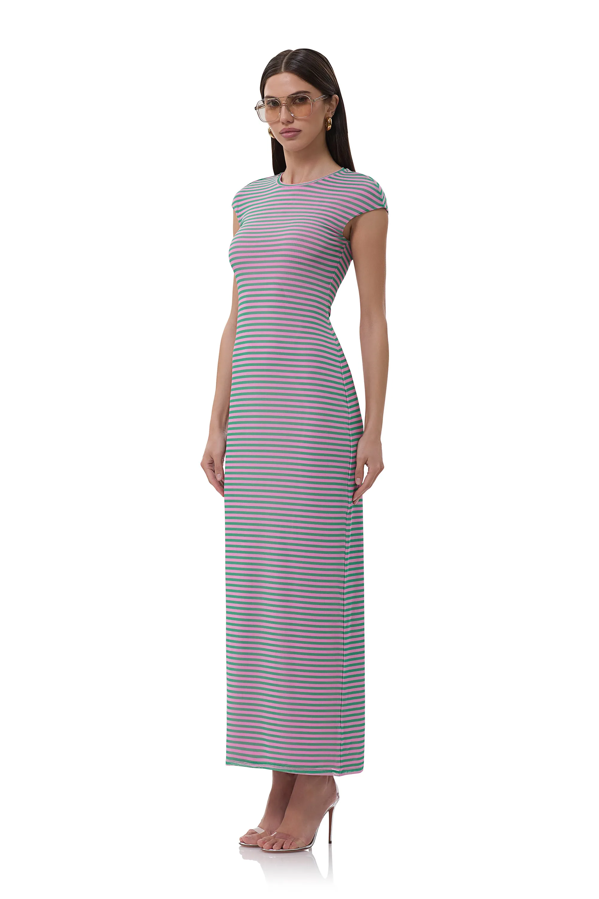 Cody Dress - Rose Stripe