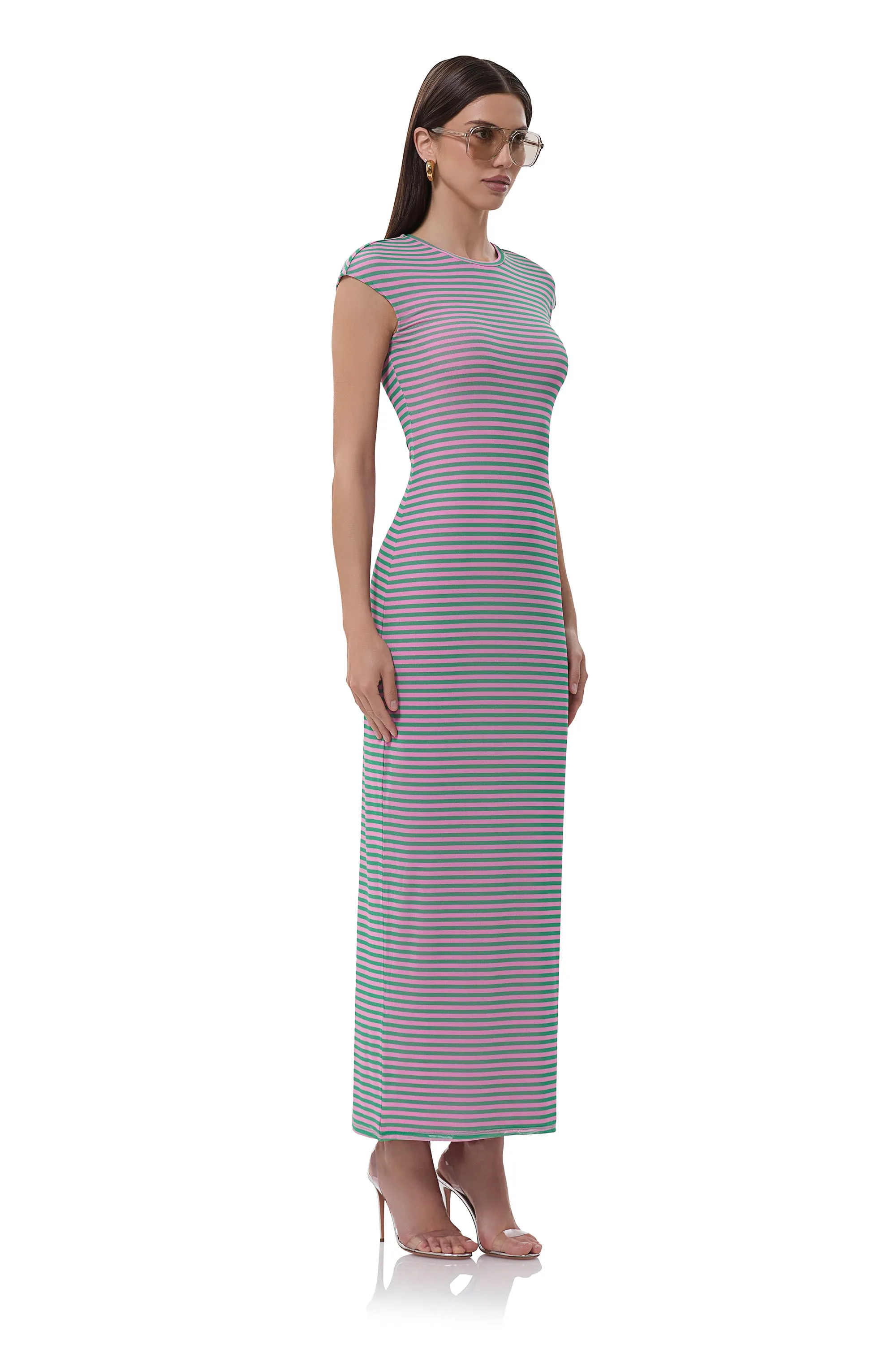 Cody Dress - Rose Stripe