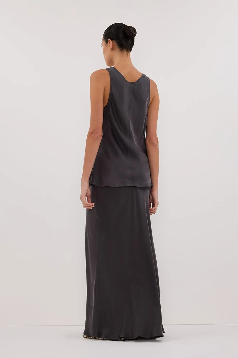 COLETTE PETROL SILK CAMI TOP