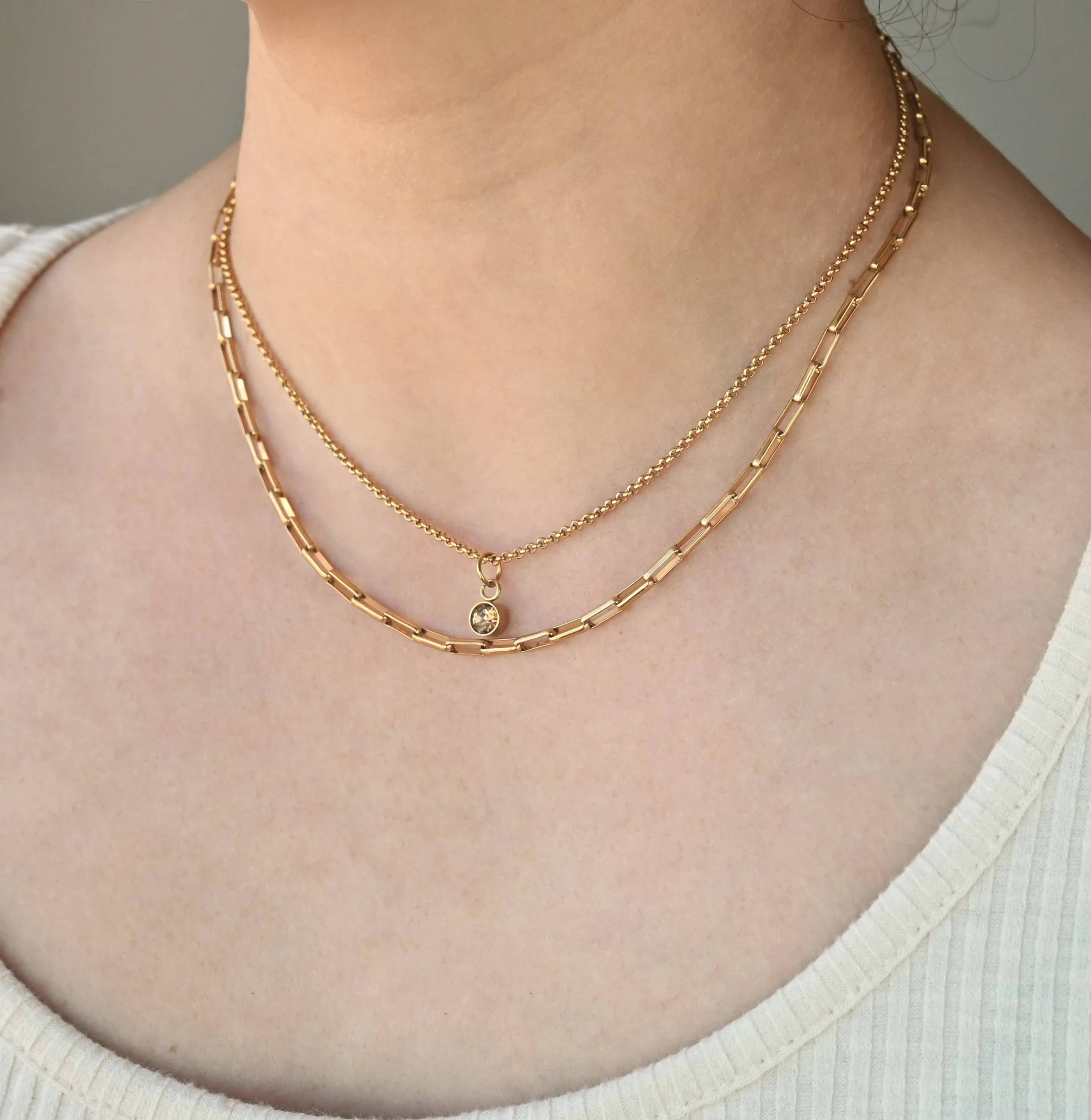 Dainty Chain Necklaces 14-22