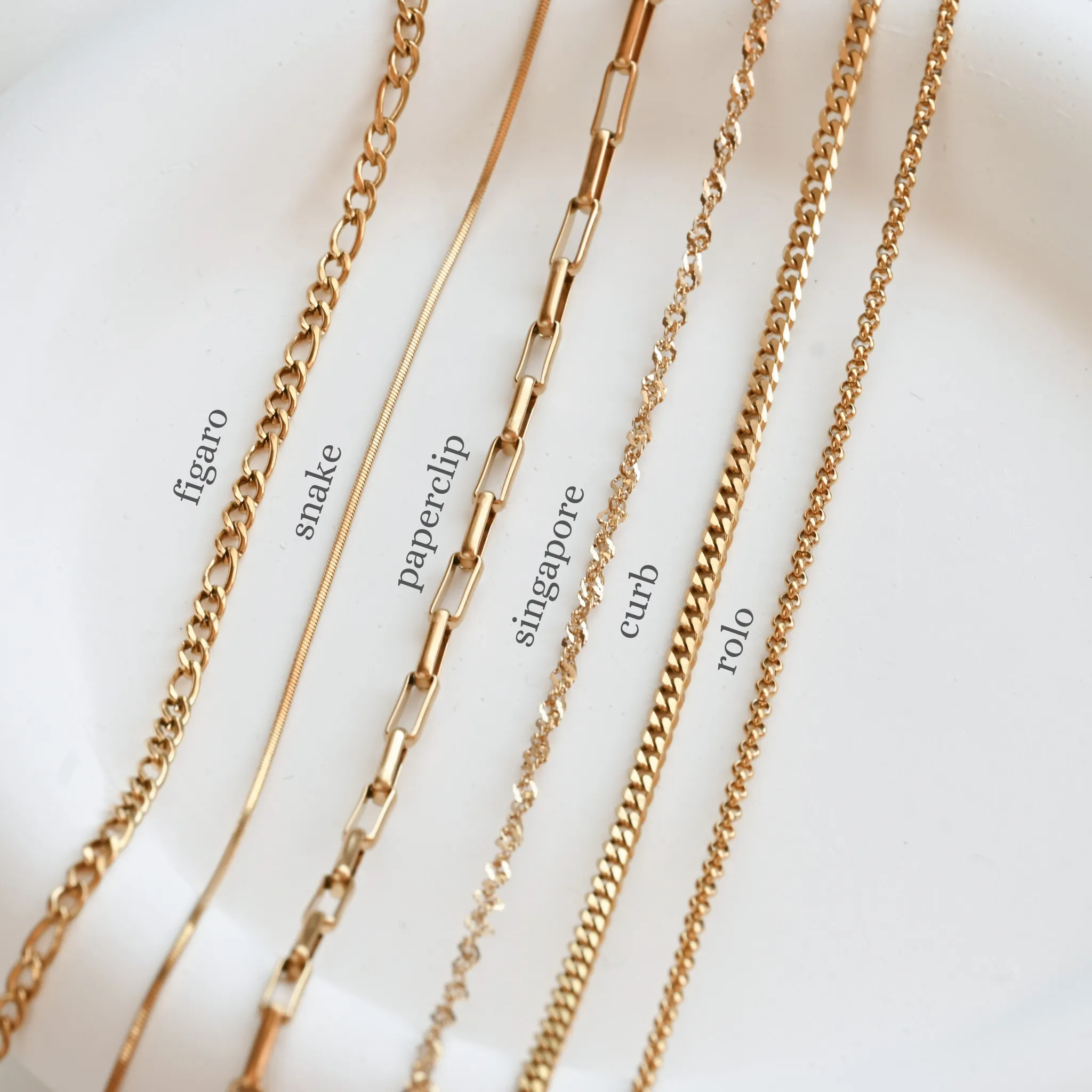Dainty Chain Necklaces 14-22