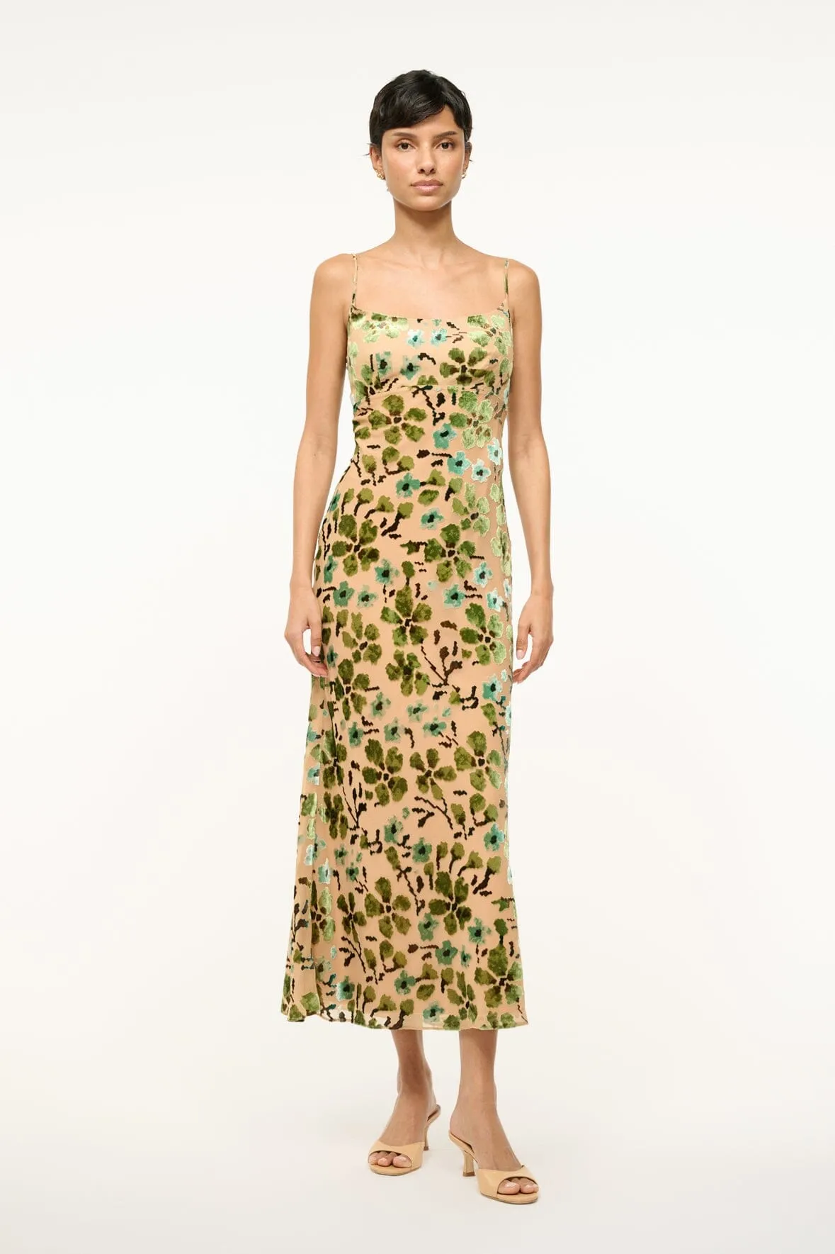DIANNA DRESS | MOSS FLORAL TAPESTRY