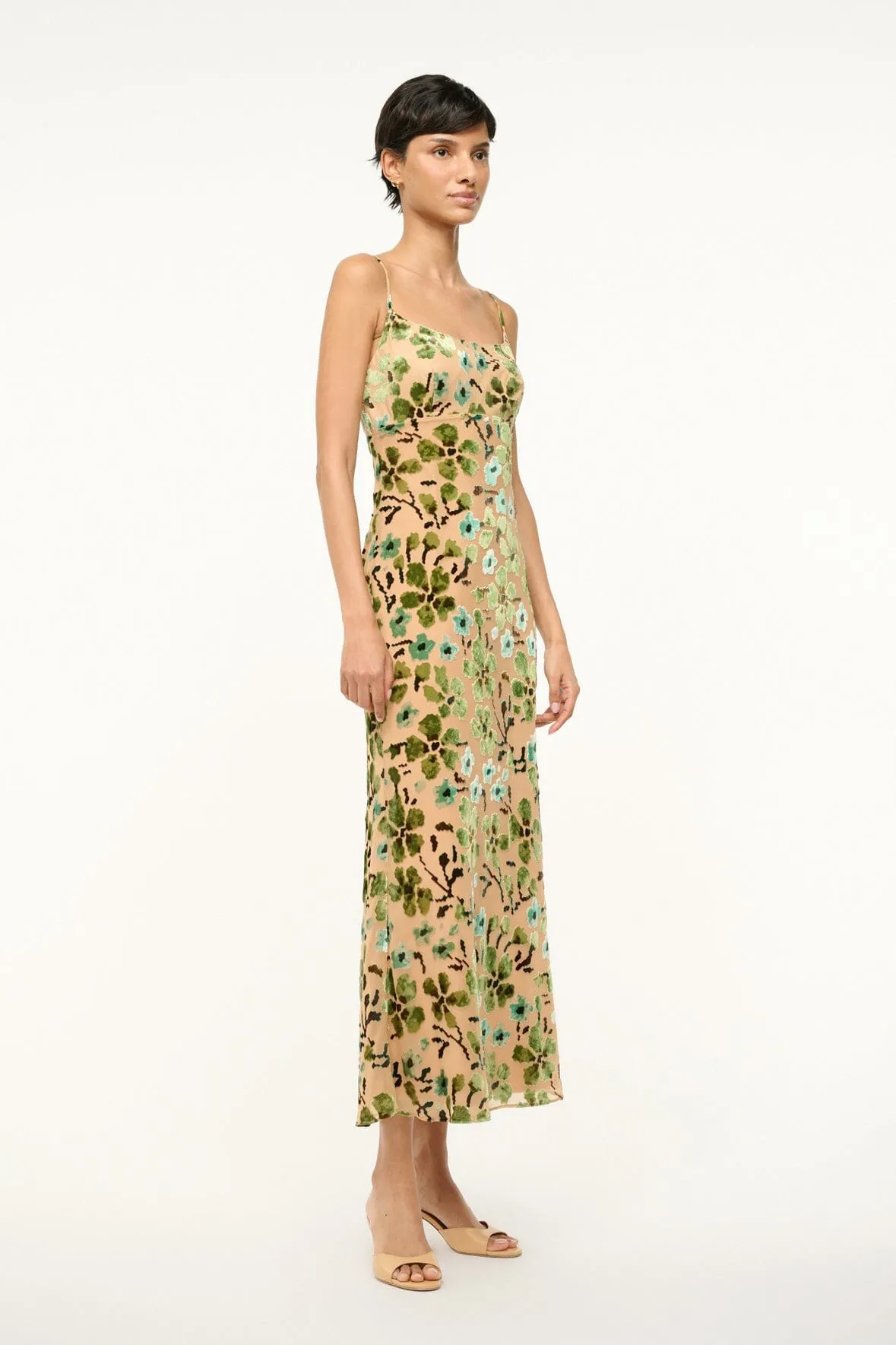 DIANNA DRESS | MOSS FLORAL TAPESTRY