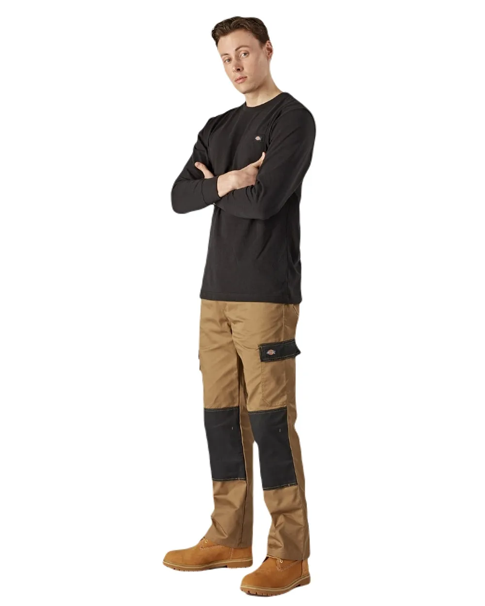 Dickies Mens Long Sleeve Pocket T-Shirt
