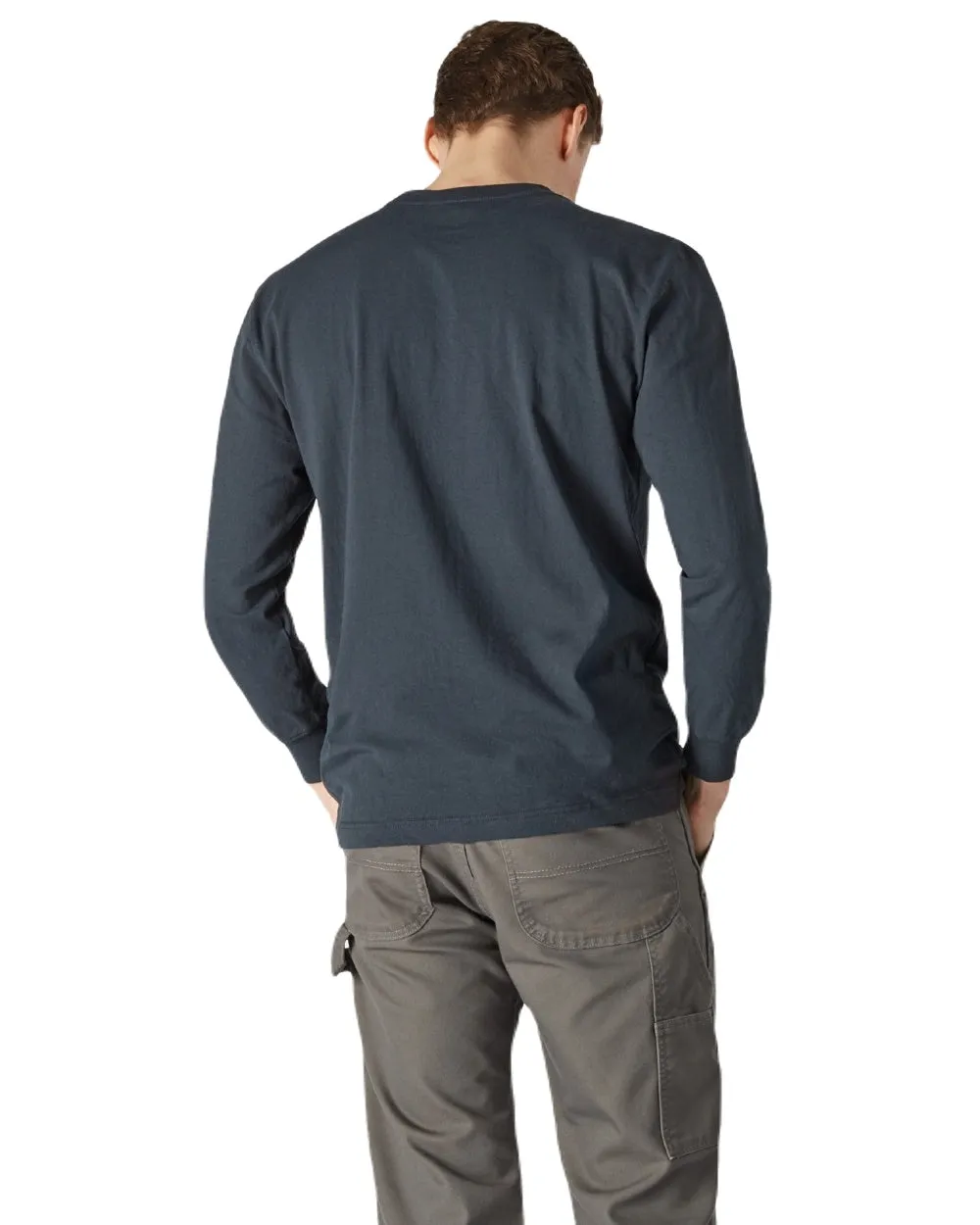 Dickies Mens Long Sleeve Pocket T-Shirt