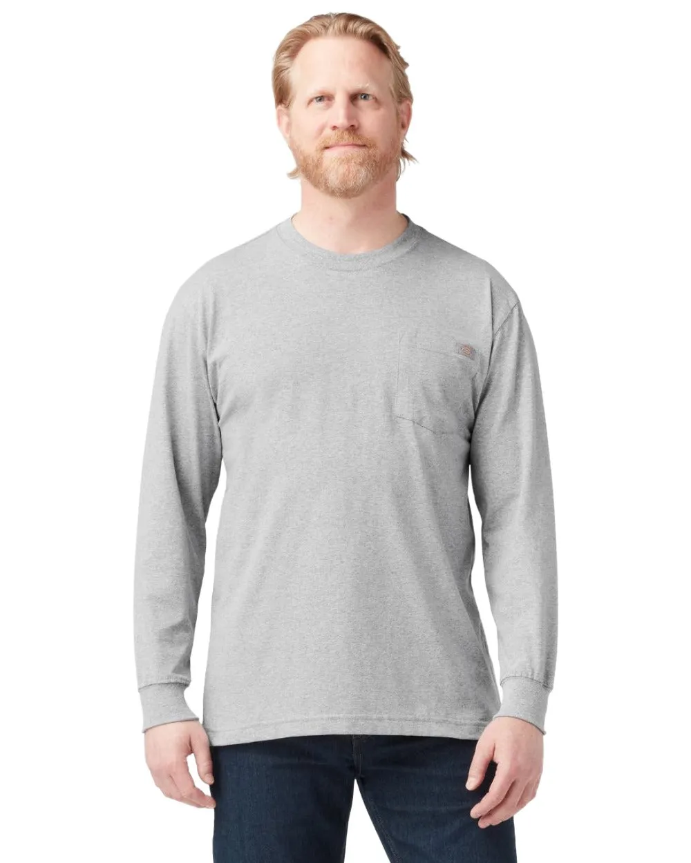 Dickies Mens Long Sleeve Pocket T-Shirt