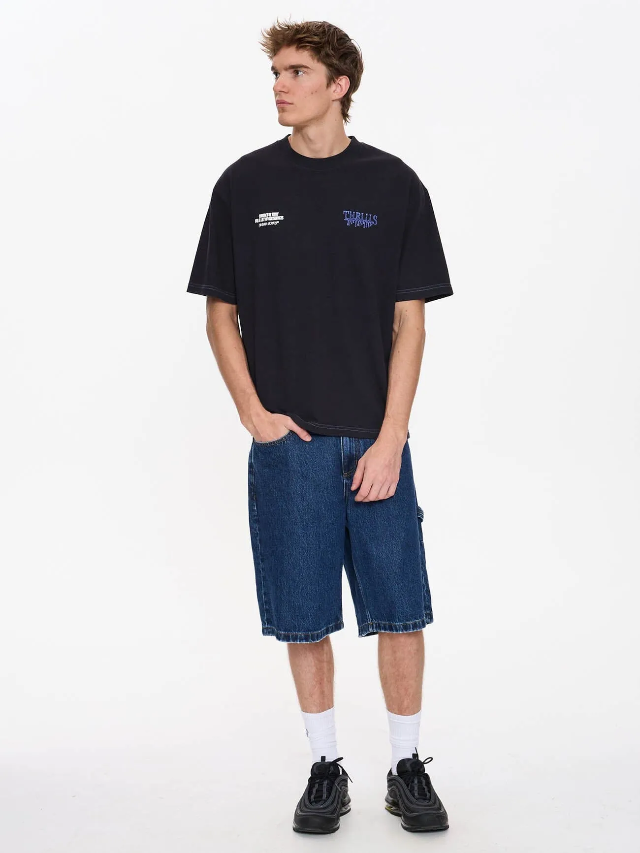 Dispatch Box Fit Oversize Short Tee - Dark Navy