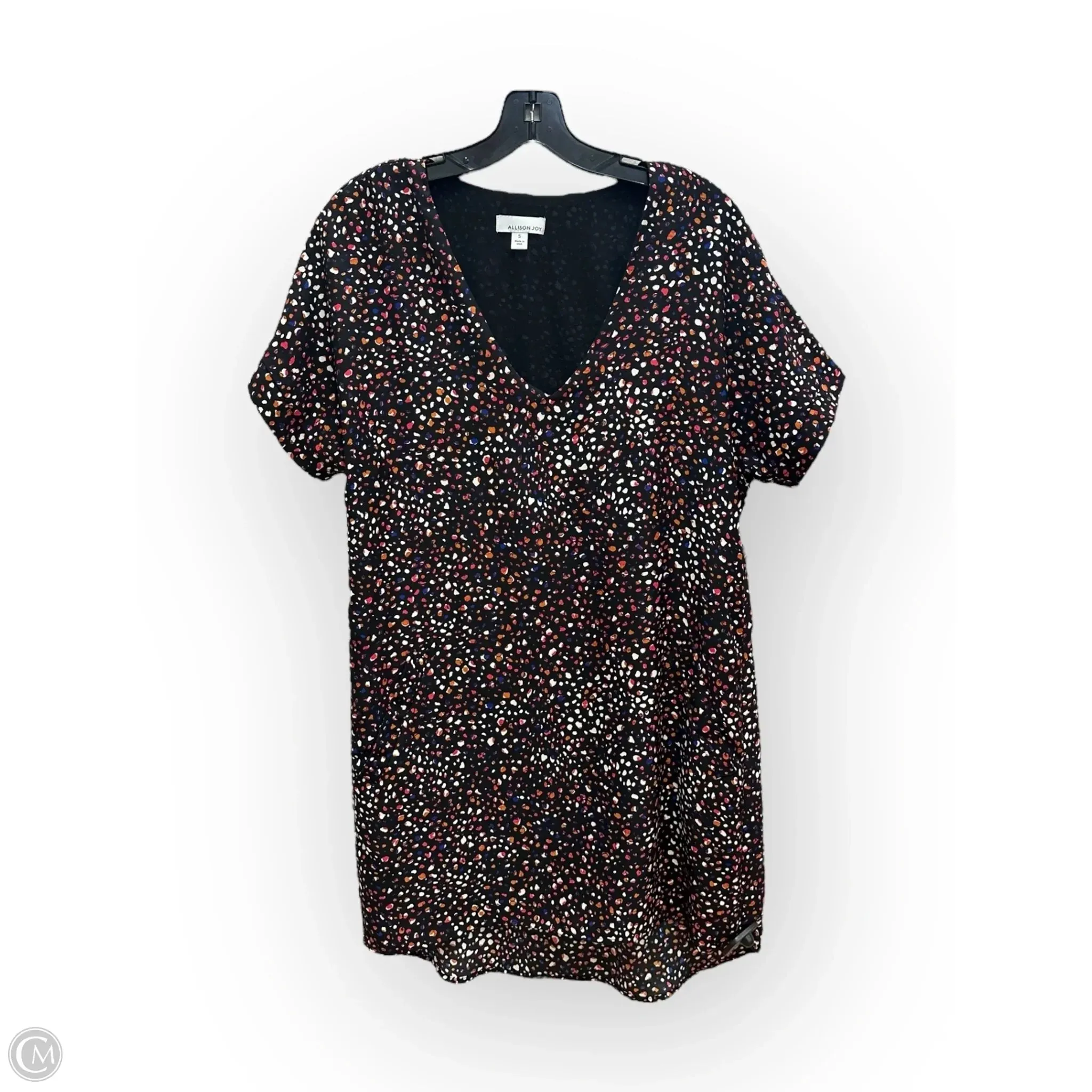 Dress Casual Short By Allison Joy In Black & Red, Size: S