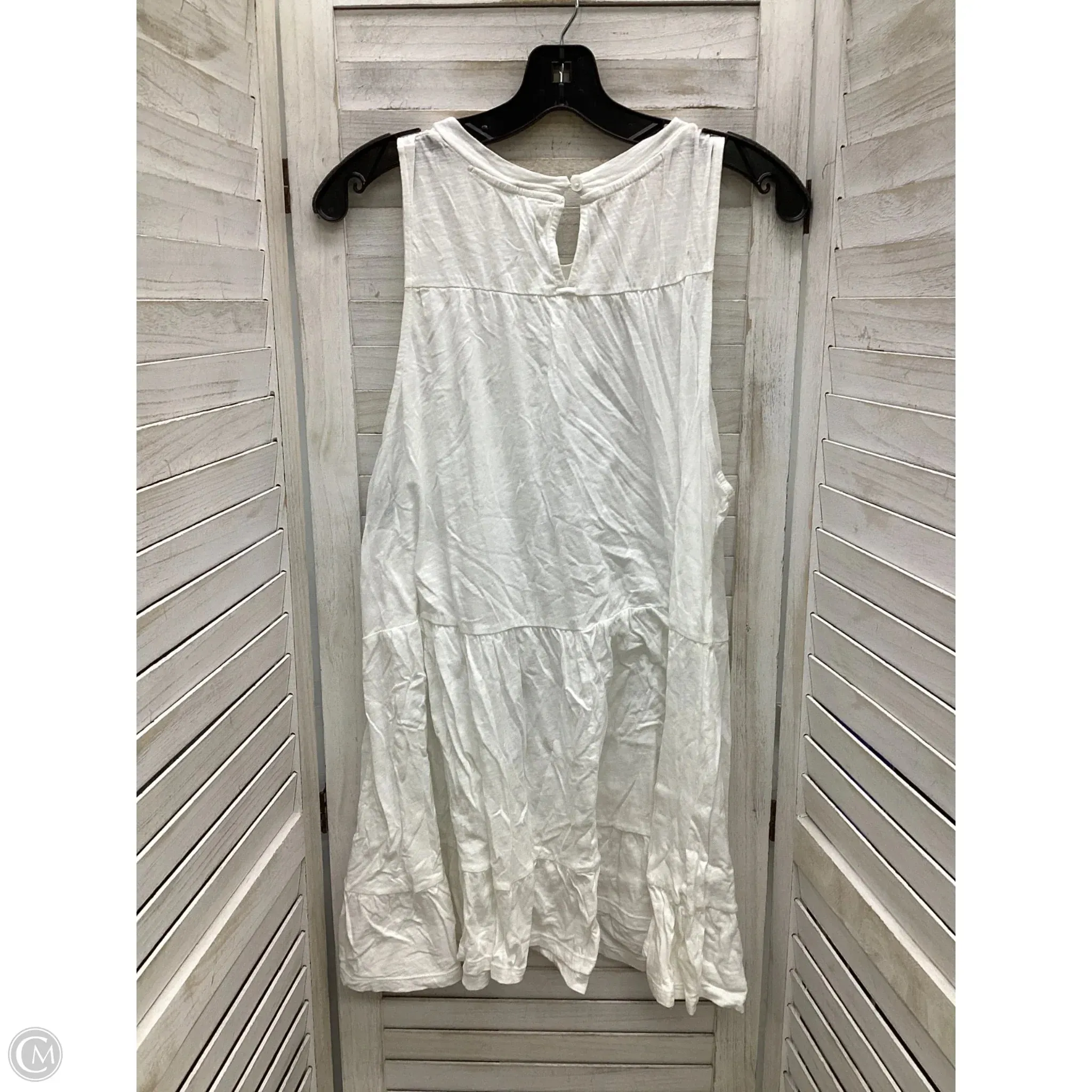 Dress Casual Short By Anthropologie In White, Size: M