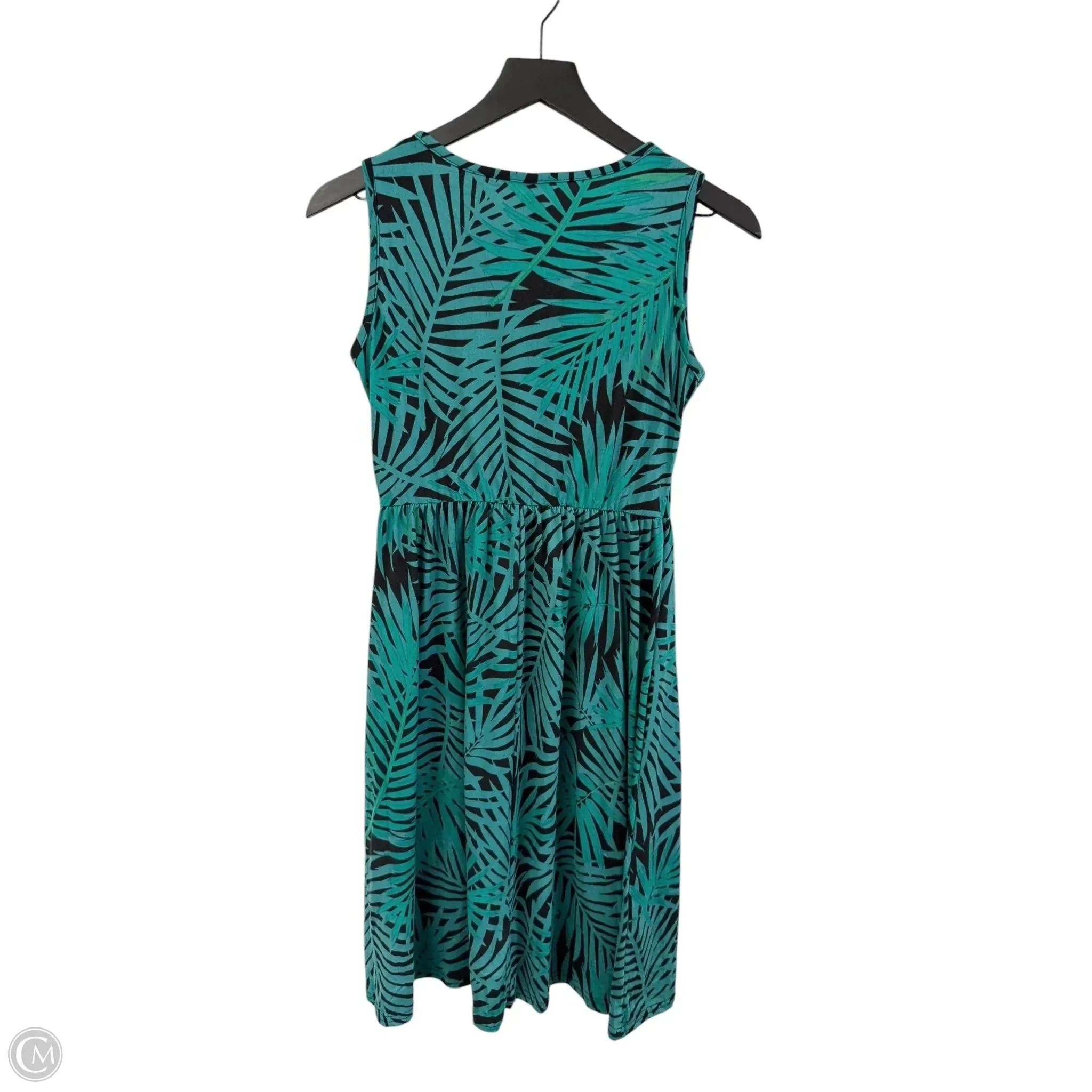 Dress Casual Short By Cmf In Black & Green, Size: S