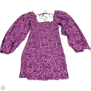 Dress Casual Short By Free People In Purple, Size: S