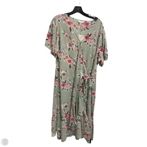 Dress Casual Short By Lc Lauren Conrad In Green, Size: 2x