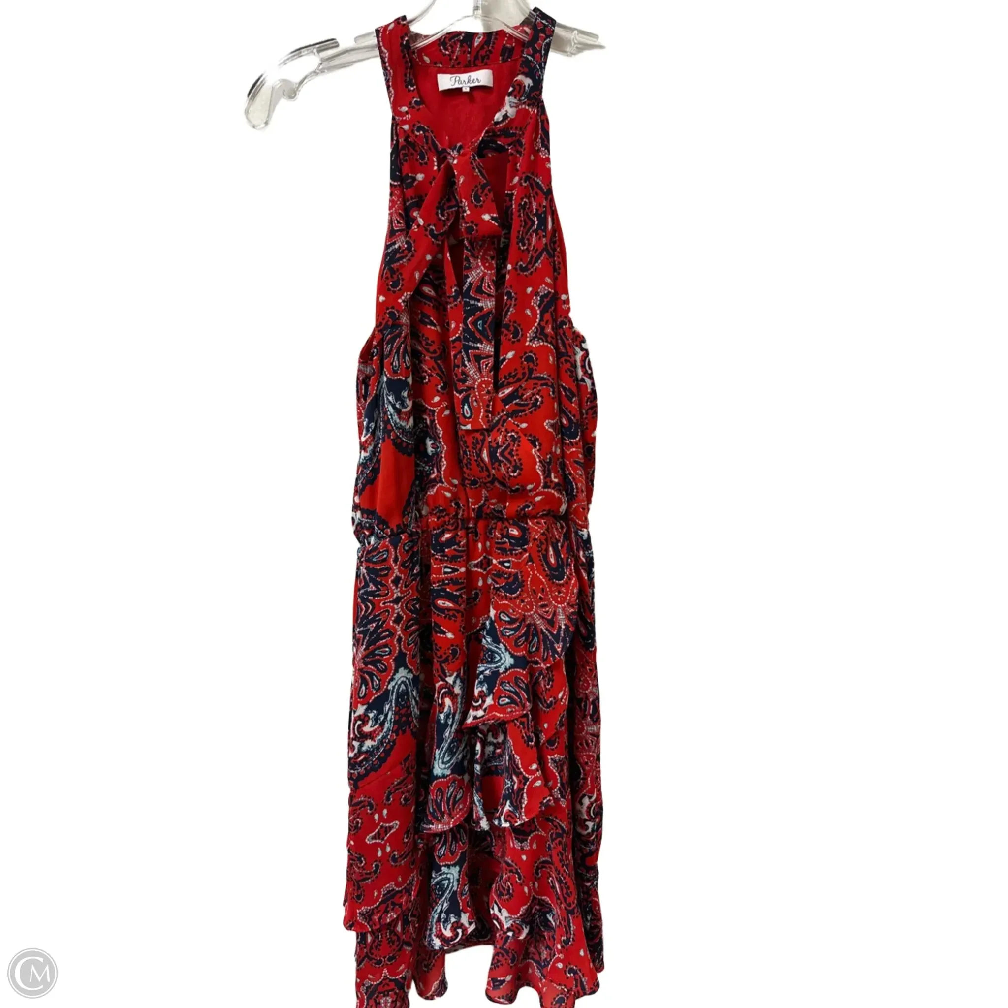 Dress Casual Short By Parker In Red, Size: S