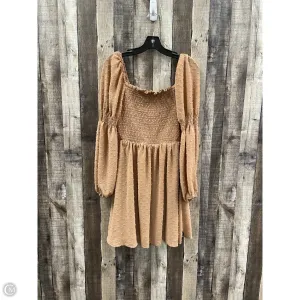 Dress Casual Short By Promesa In Tan, Size: M
