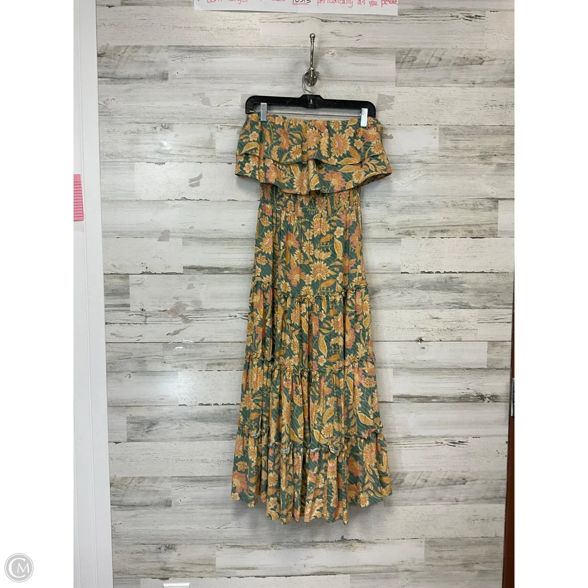 Dress Party Long By 1.state In Green & Pink, Size: Xs