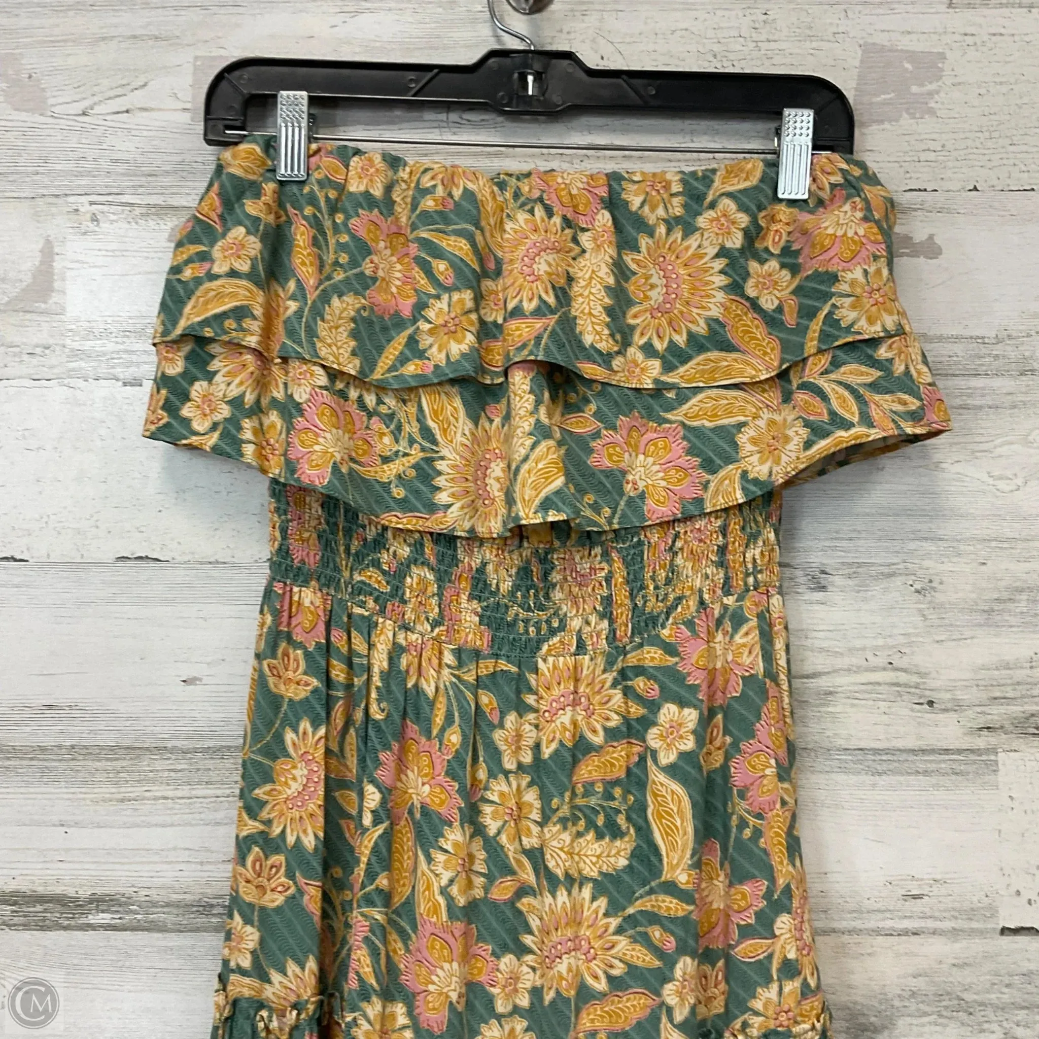 Dress Party Long By 1.state In Green & Pink, Size: Xs