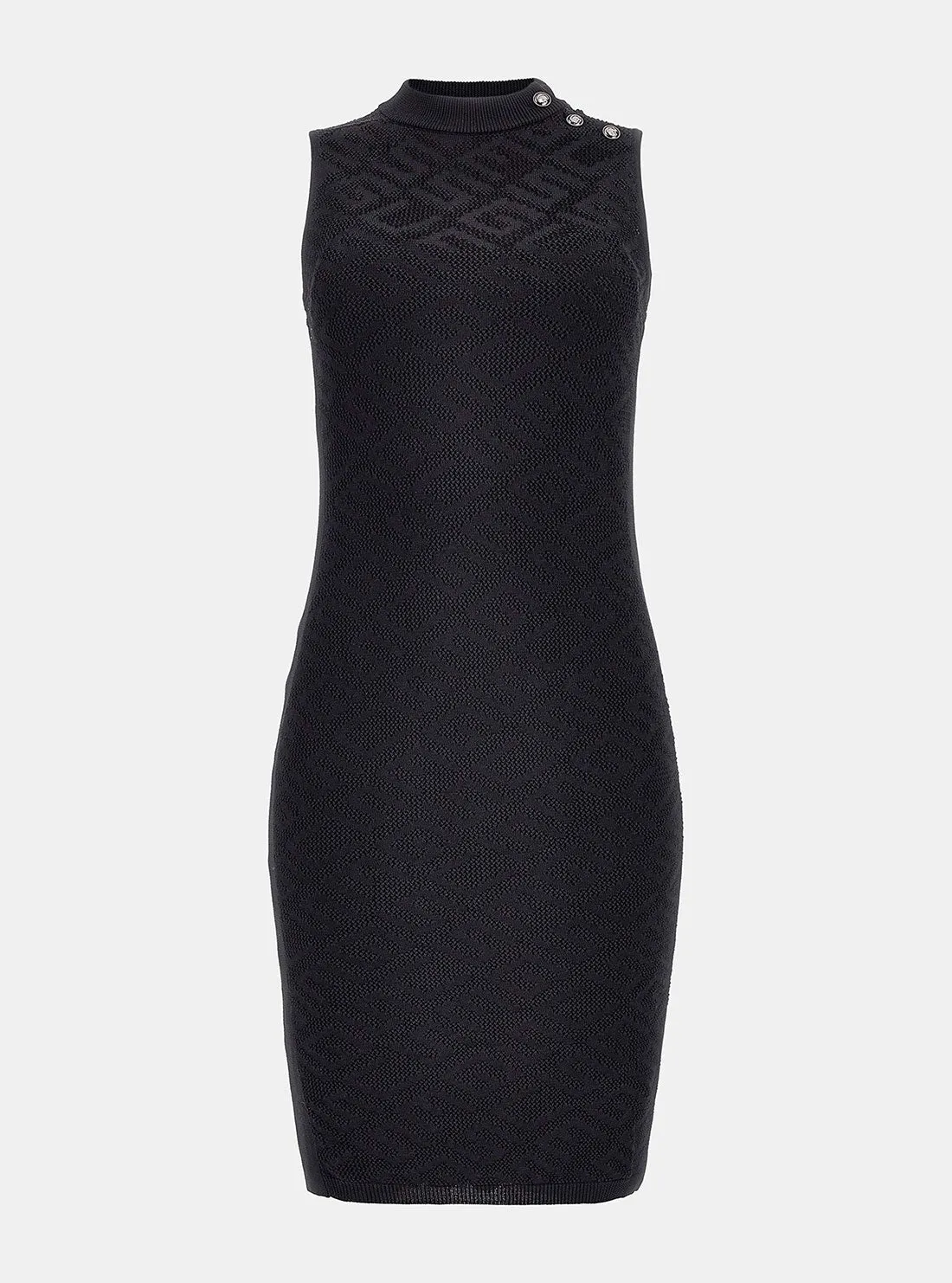 Eco Black Paula G Logo Mini Dress