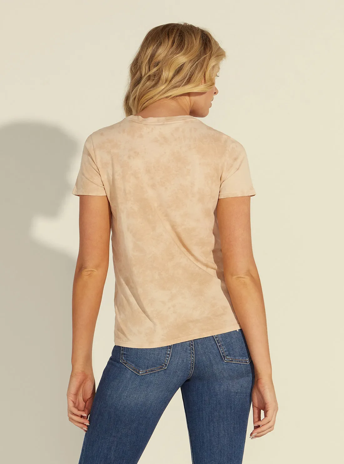 Eco Tea Wash Multi Rhinestone Cowgirl Esy T-Shirt