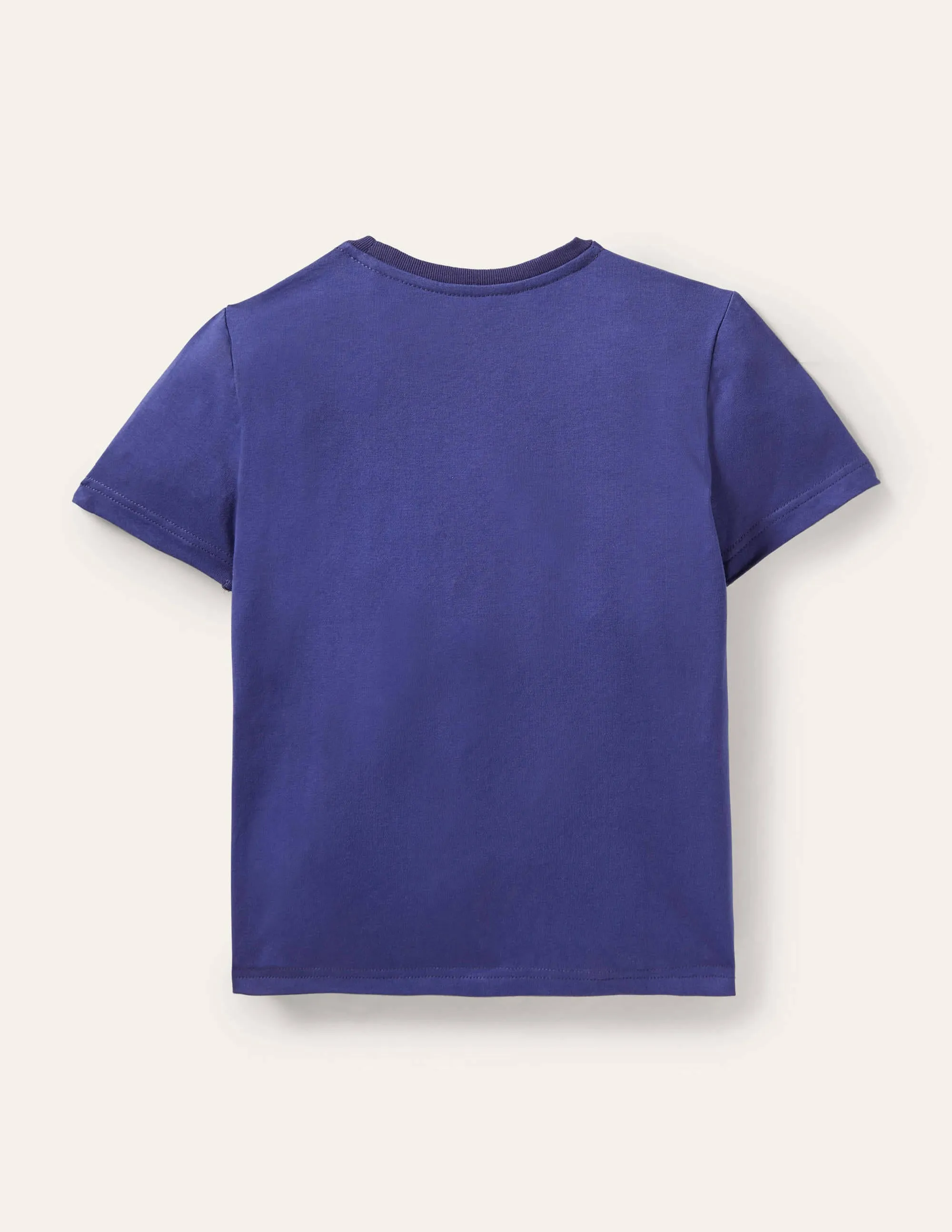 Educational Flap T-shirt-College Navy Venus Fly Trap