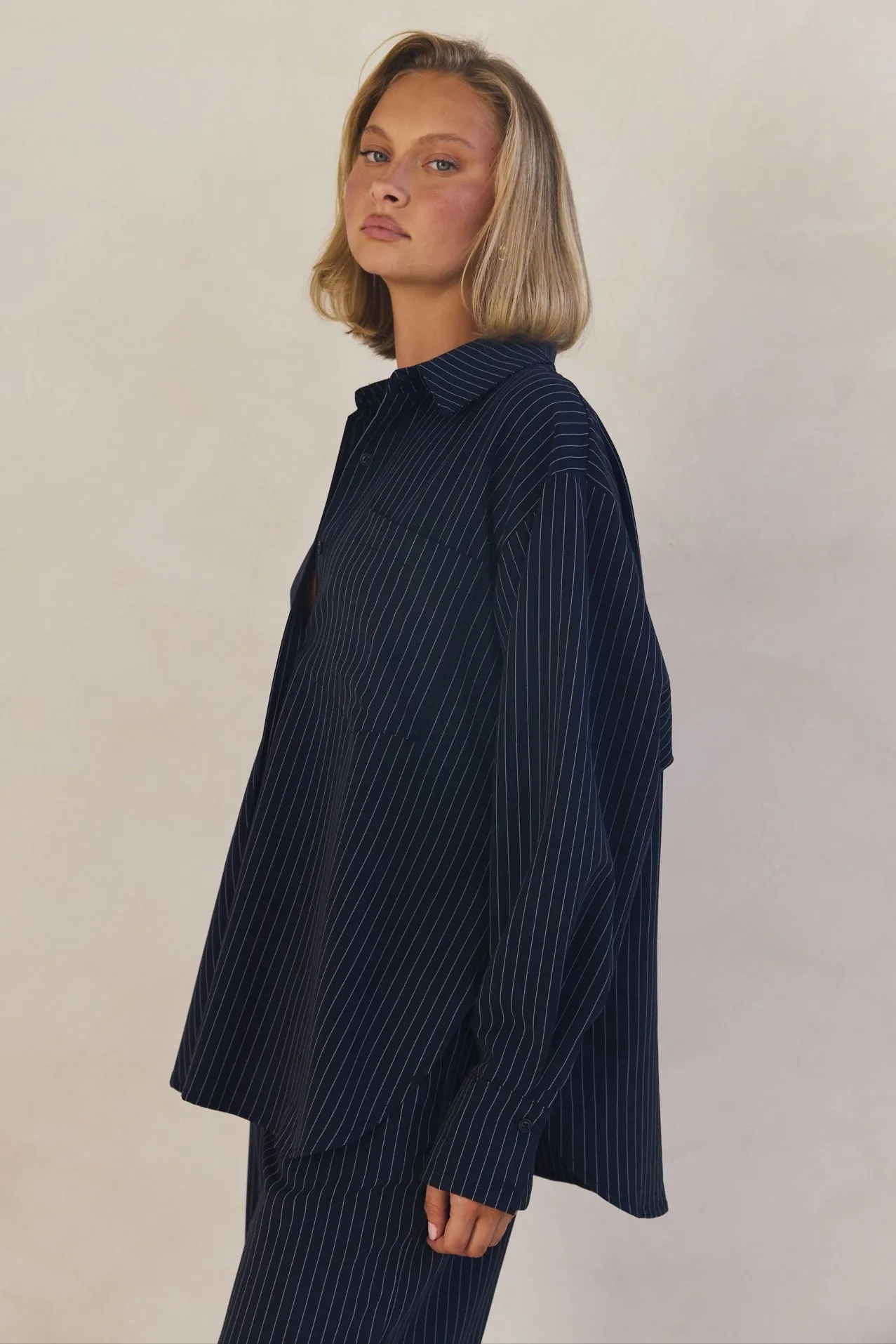 Eleanor Shirt (Navy)