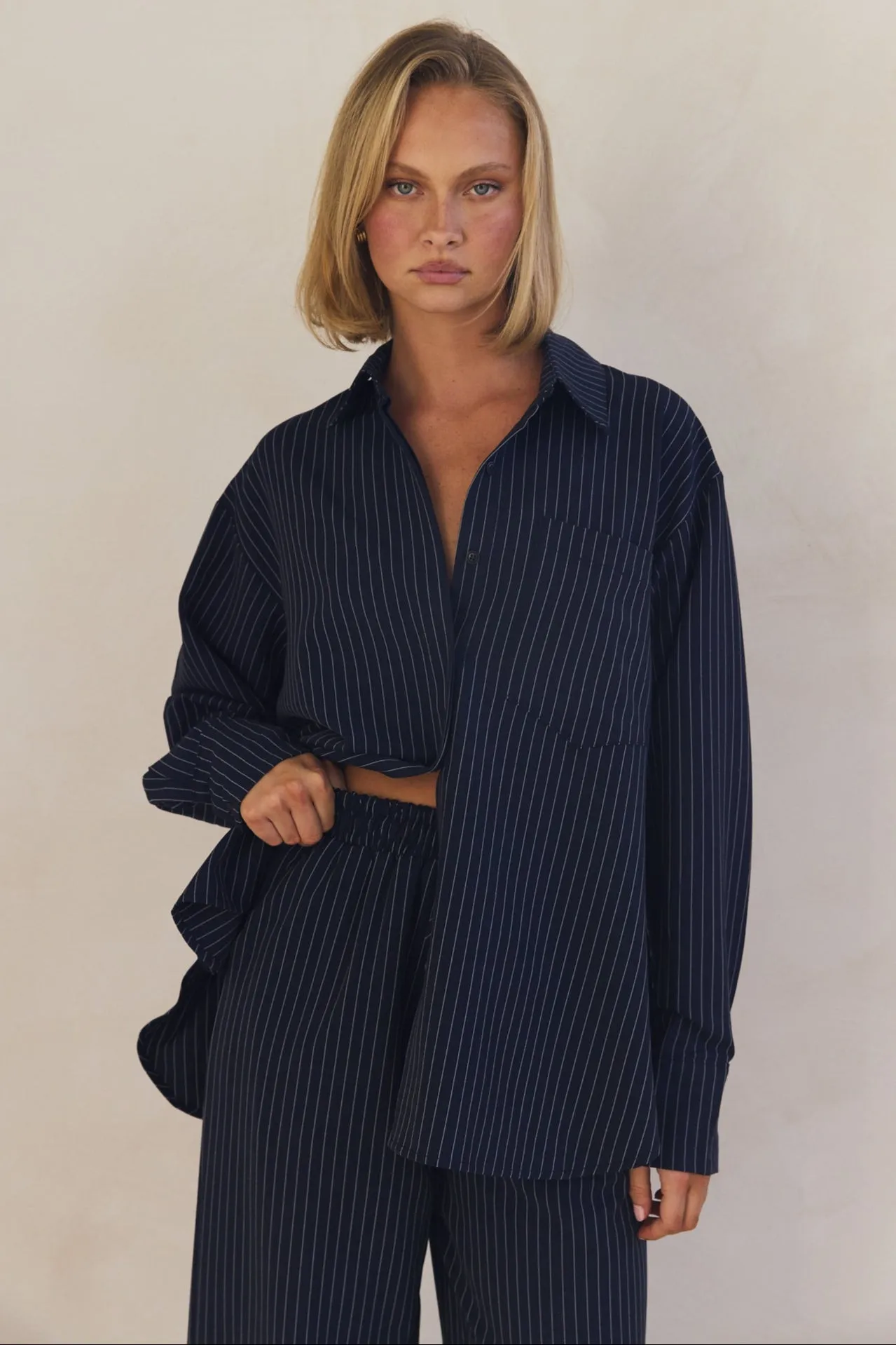 Eleanor Shirt (Navy)