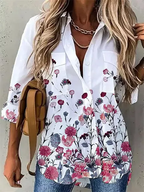Elegant Blouse Women Casual Shirt